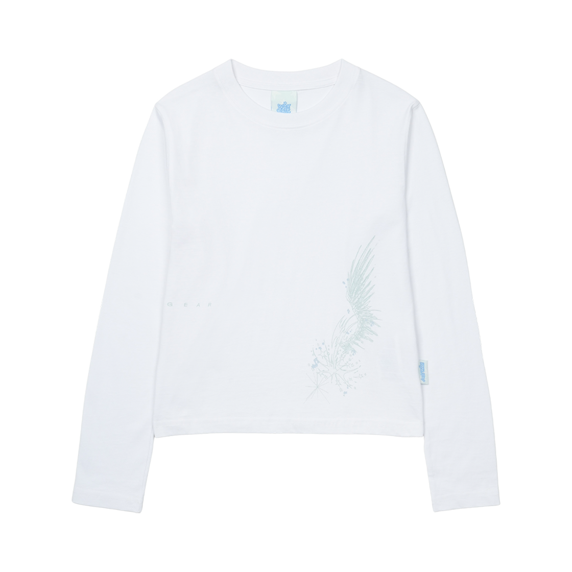 산산기어 X 엔시티 위시 우먼 롱슬리브 화이트(Sansan Gear X NCT WISH Women Long Sleeve White)