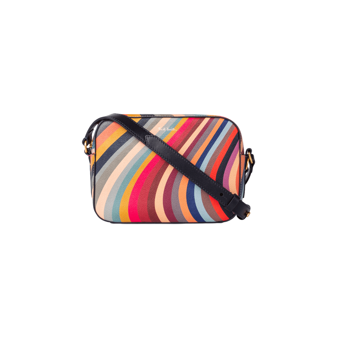W1A-6590-FSWIRL-90 Paul Smith Leather Swirl CrossBody Bag Multi Color