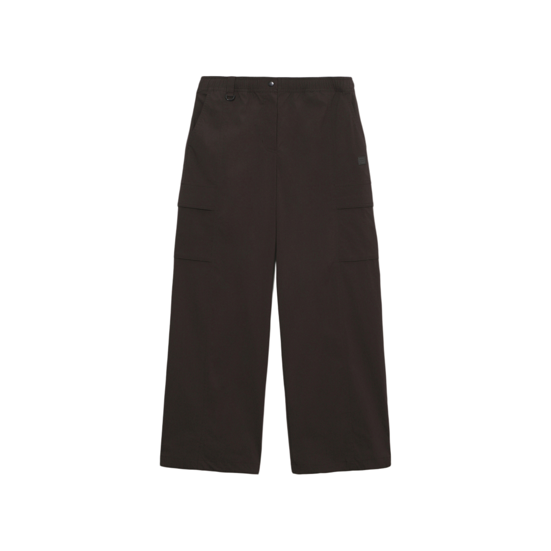 1100FS253WP01U001234 [6% 적립] FILA Cotton Blend Nylon Wide Pants Dark Brown