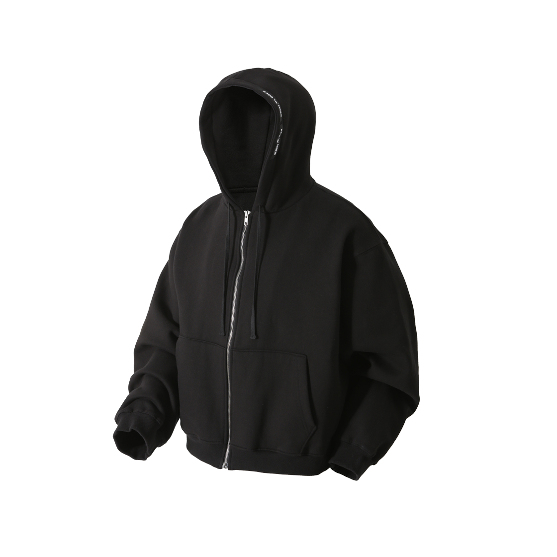로어링라드 25 에센셜 후드 집업 블랙(ROARINGRAD 25 Essential Hooded Zip-up Black)