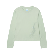 Sansan Gear X NCT WISH Women Long Sleeve Light Green