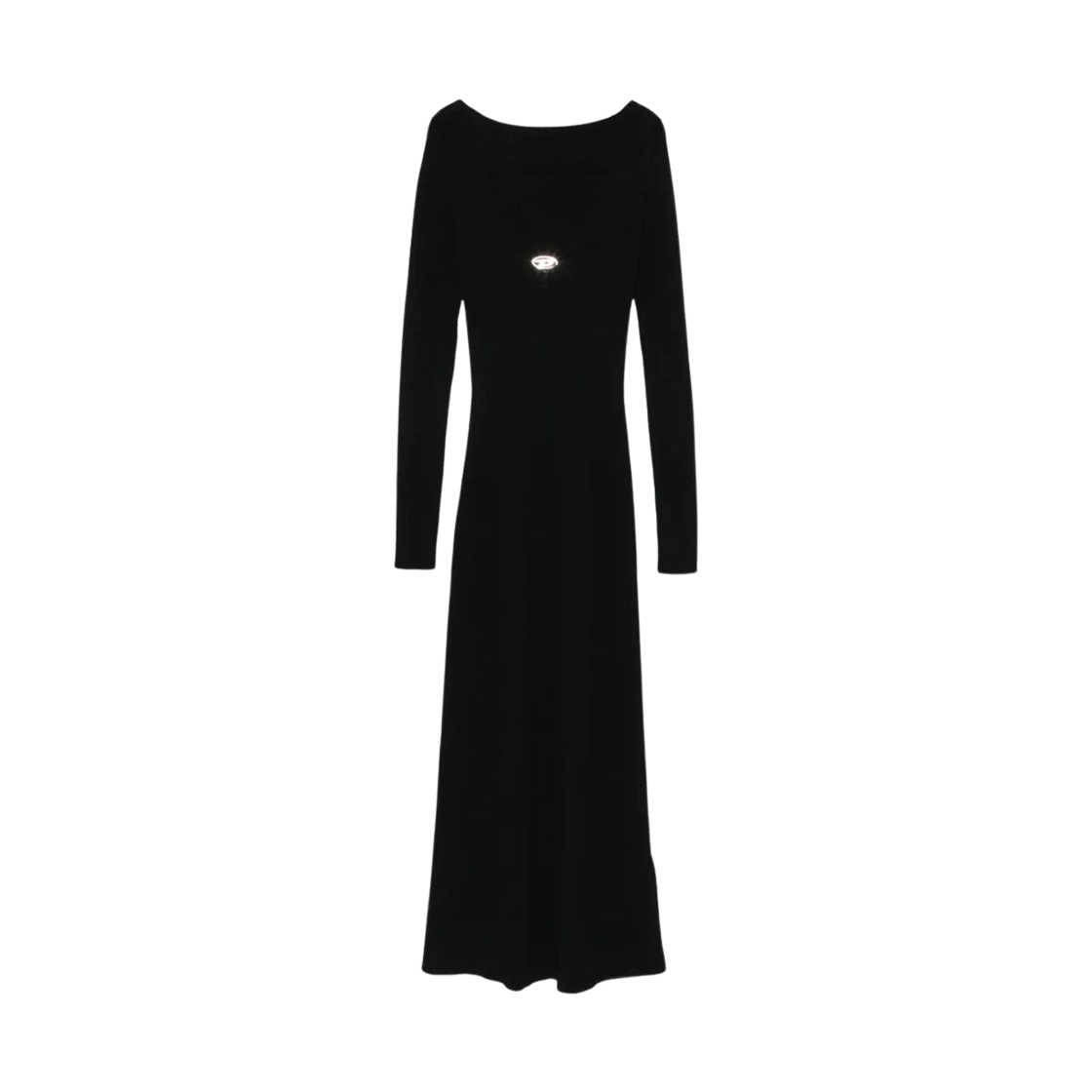 (W) 디젤 M-올로니 미디 울 드레스 블랙((W) Diesel M-Oloni Midi Wool Dress Black) - 1