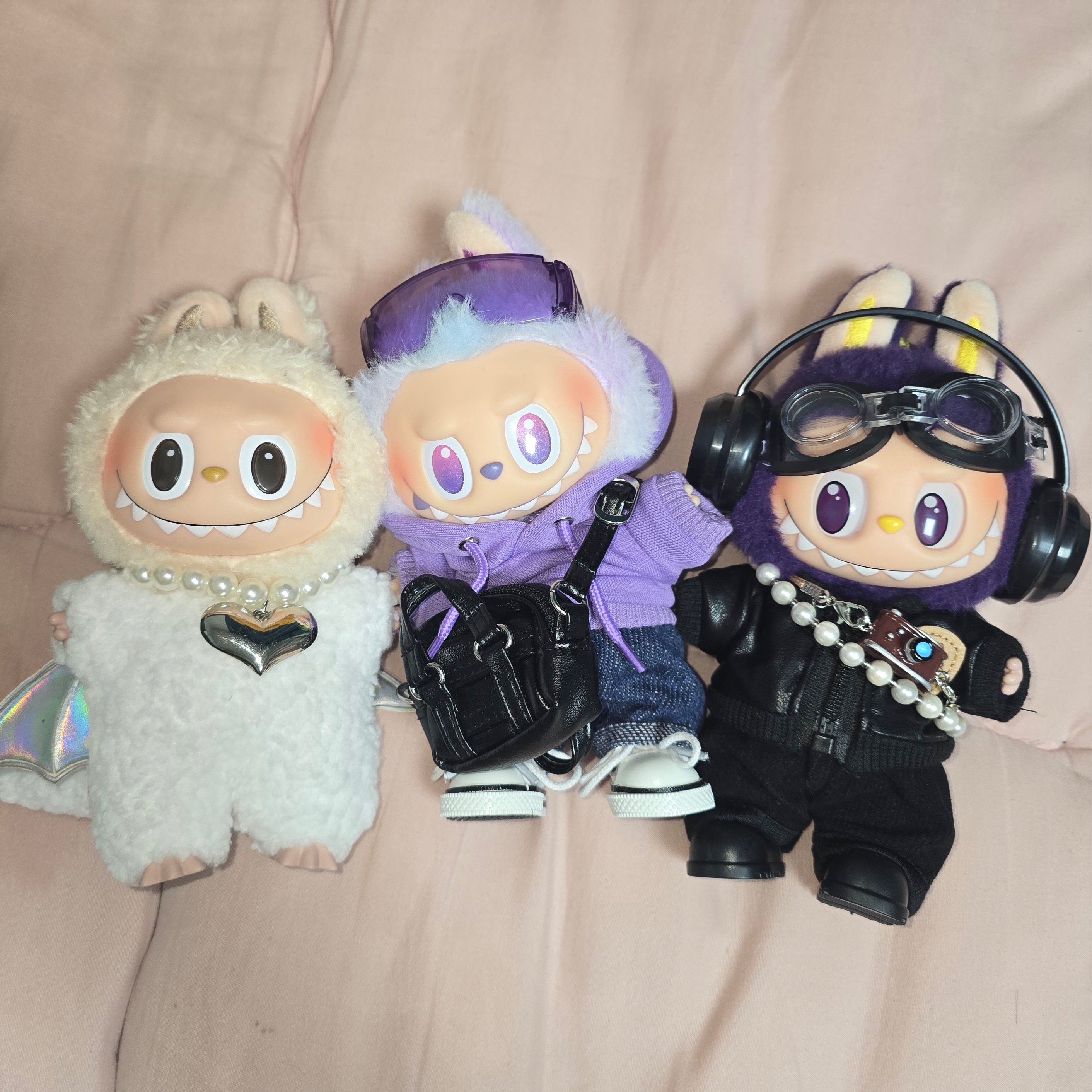Pop Mart Labubu x Pronounce Lucky Fairy Toy Keyring 착용 스타일
