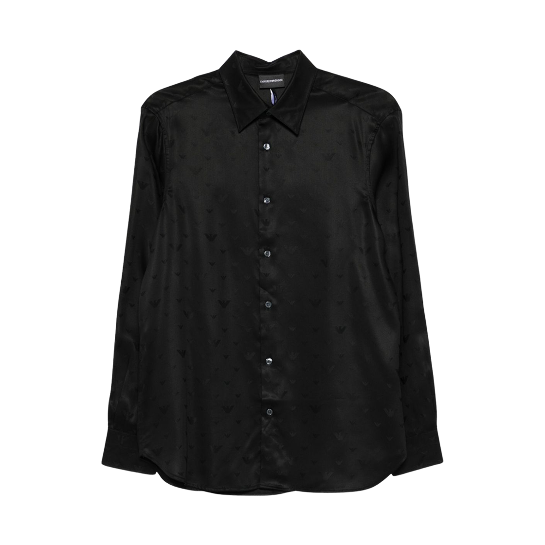 EM001537AF15074FC218 Emporio Armani Allover Logo Shirt Black