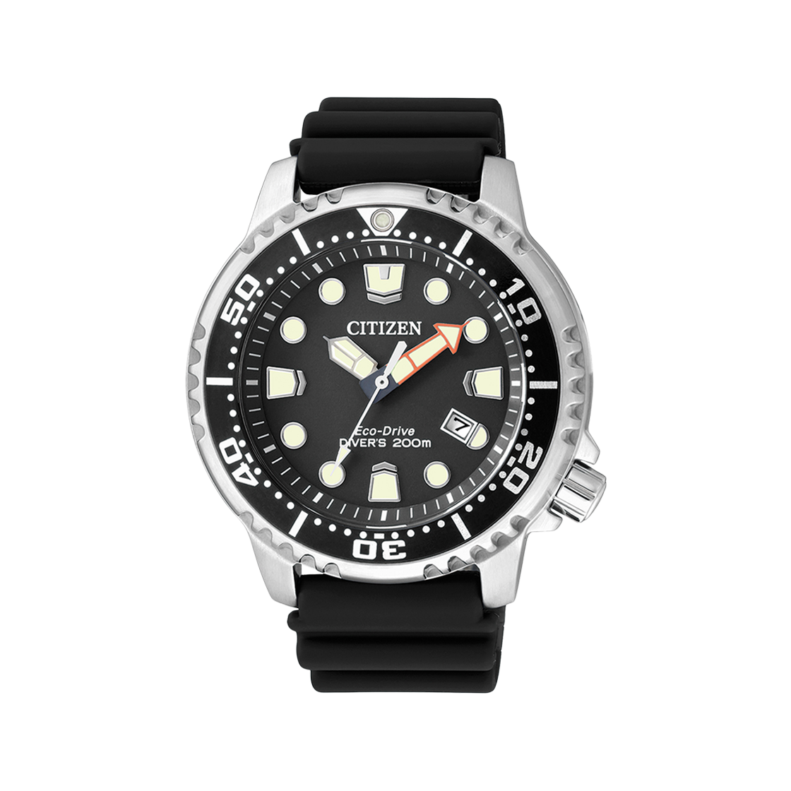 시티즌 프로마스터 에코 드라이버 다이버 쿼츠 44mm 스테인리스 스틸 블랙(Citizen Promaster Eco Driver Diver Quartz 44mm Stainless Steel Black)