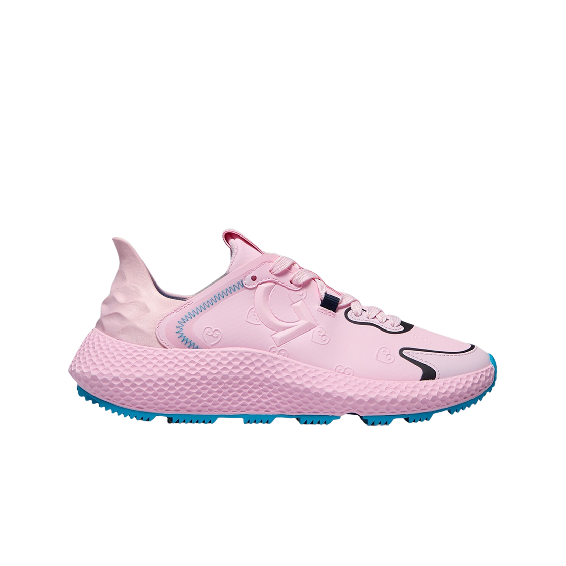 (W) 지포어 MG4X2 하트 지스 하이브리드 골프 크로스 트레이너 블러쉬 베네치안((W) G/Fore MG4X2 Heart G's Hybrid Golf Cross Trainer Blush Venetian)