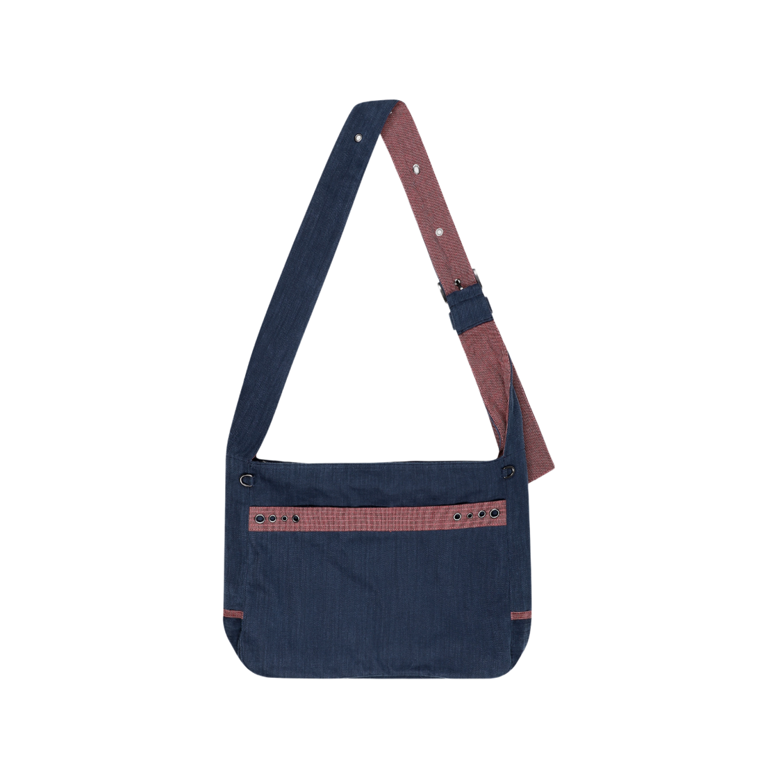 코이세이오 스트라이프 포인트 크로스 백 네이비(COYSEIO Stripe Point Cross Bag Navy)