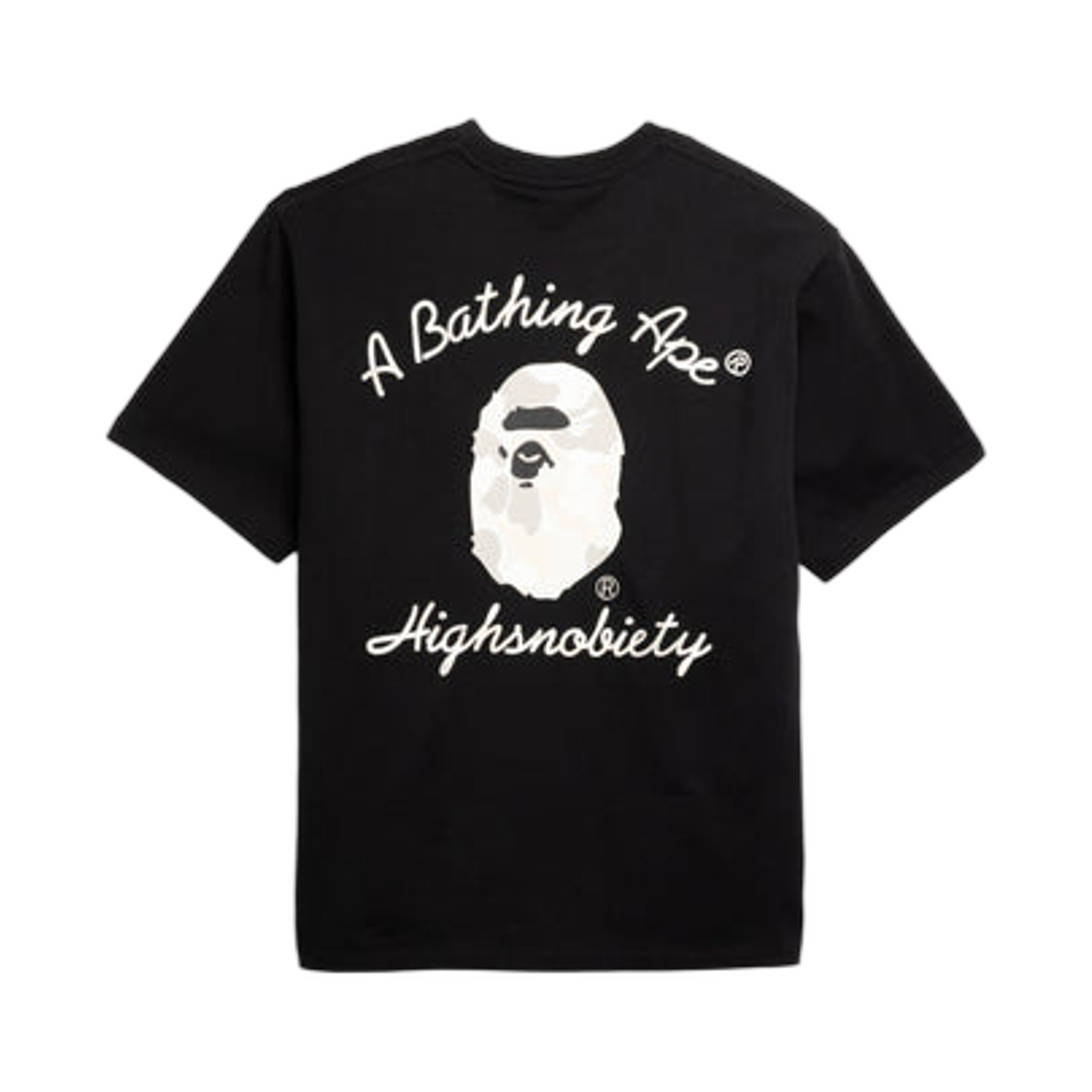 베이프 x 하이스노비티 멀티 로고 릴렉스드 핏 티셔츠 블랙(BAPE x Highsnobiety Multi Logo Relaxed Fit T-Shirt Black) - 2
