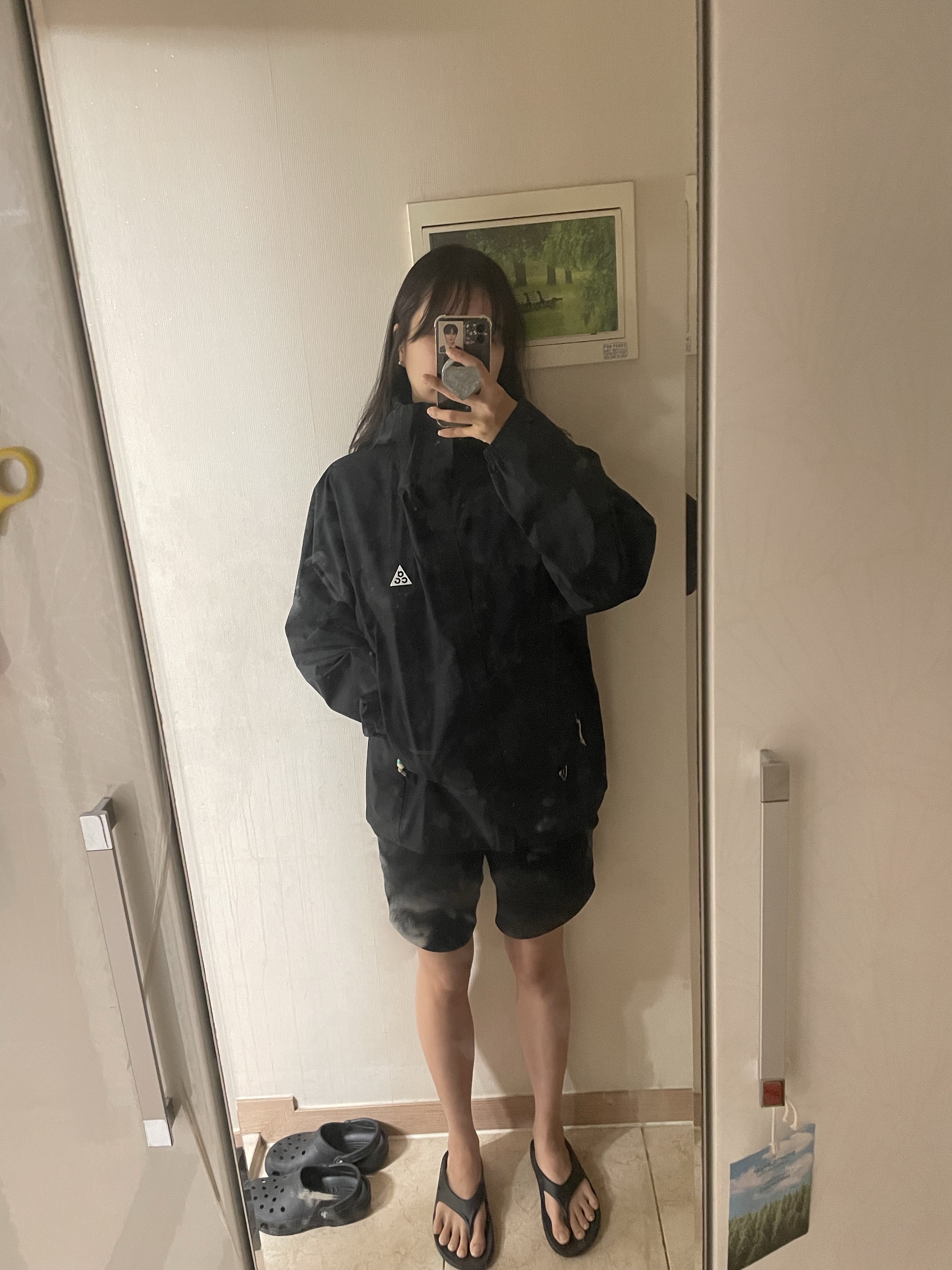 Nike ACG Storm-Fit ADV Cascade Rains Full Zip Jacket Black - Asia 착용 스타일 - 1