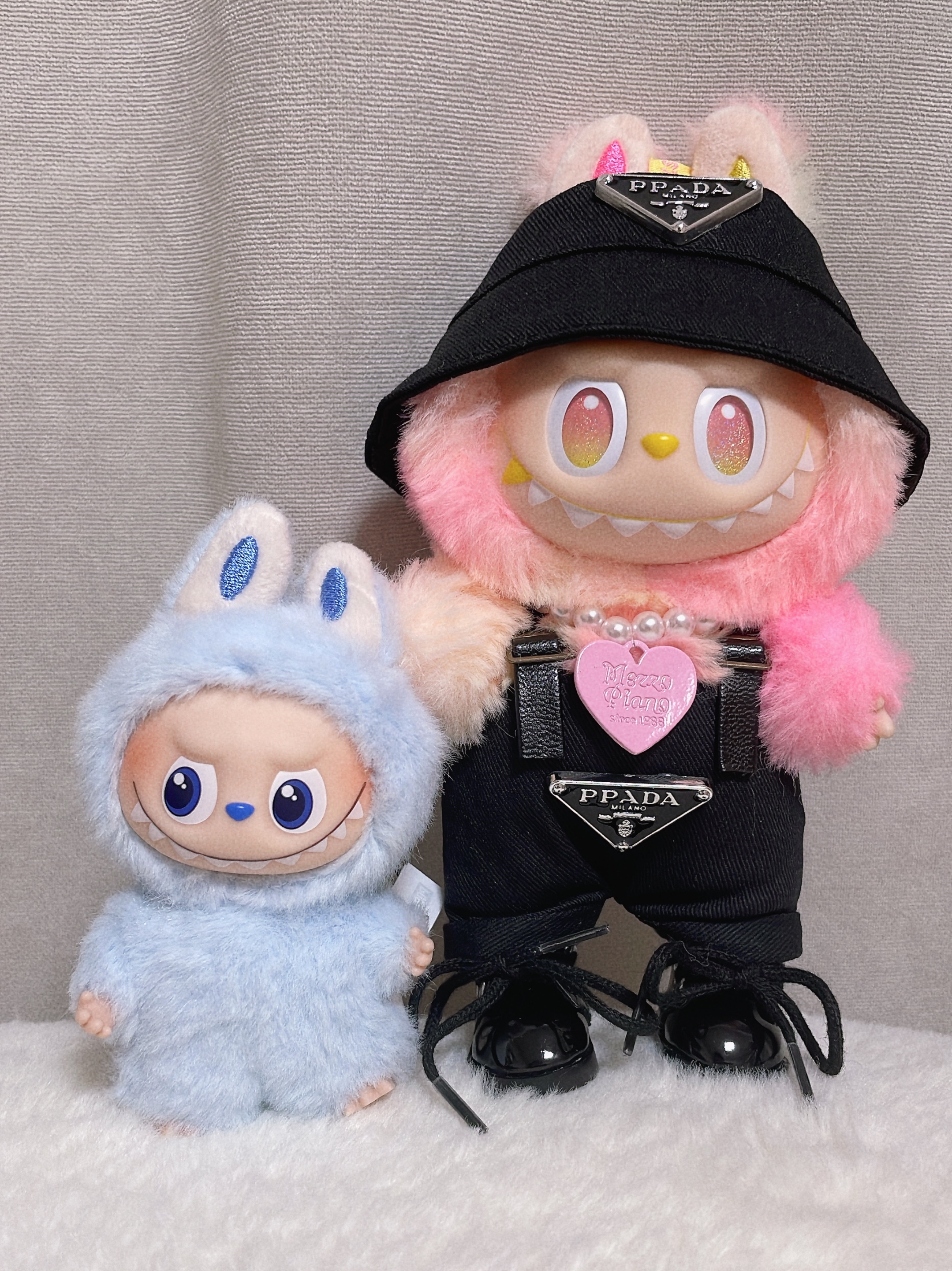 Pop Mart Labubu The Monsters Pin For Love Series Vinyl Plush Pendant Sealed Case (A-M) (1 Blind Box) 착용 스타일 - 2