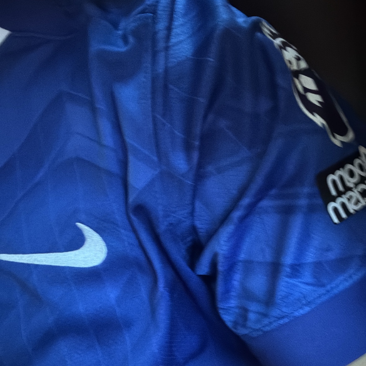 Nike Chelsea FC 2025/26 Stadium Home Dri-Fit Soccer Replica Jersey Rush Blue White (Non Marking Ver.) 착용 스타일 - 4