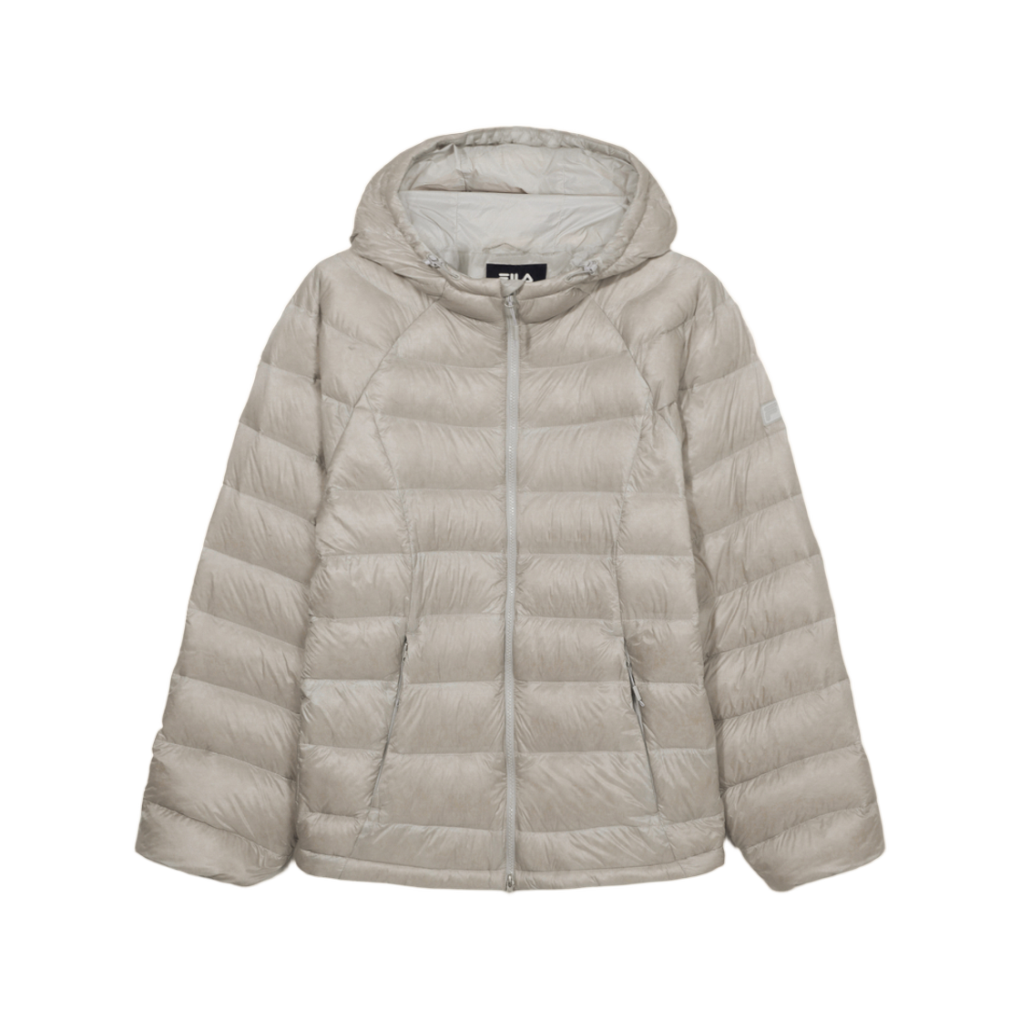 [6% 적립] 휠라 플로우 경량 다운 라이트 그레이