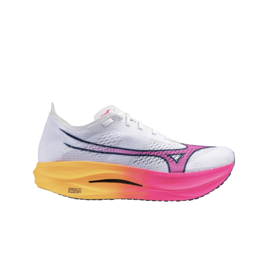 미즈노 웨이브 리벨리온 프로 로우 화이트 핑크 테트라(Mizuno Wave Rebellion Pro Low White Pink Tetra)