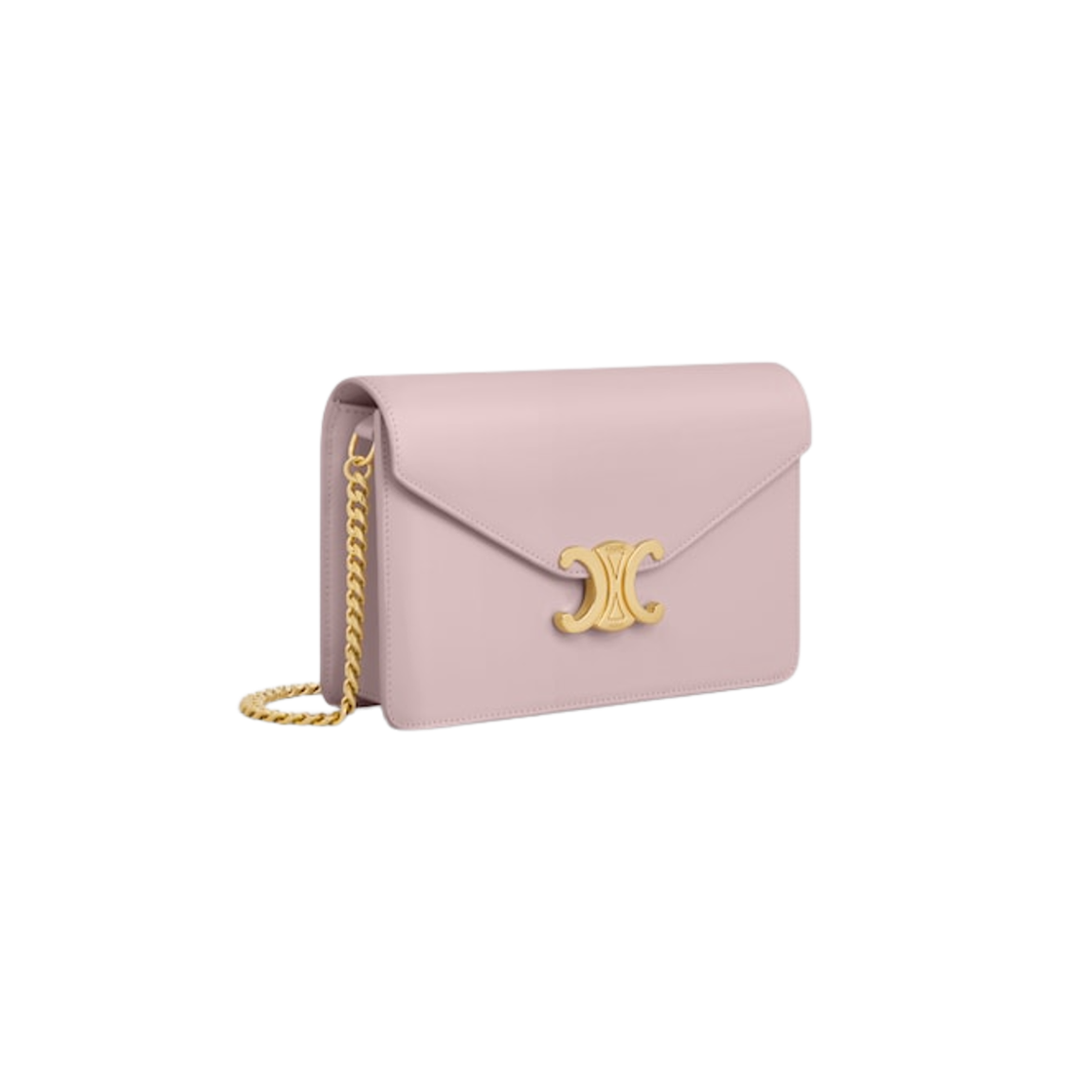 셀린느 샤이니 카프스킨 월렛 온 체인 마고 블리치드 핑크(Celine Wallet On Chain Margo in Shiny Calfskin Bleached Pink) - 2