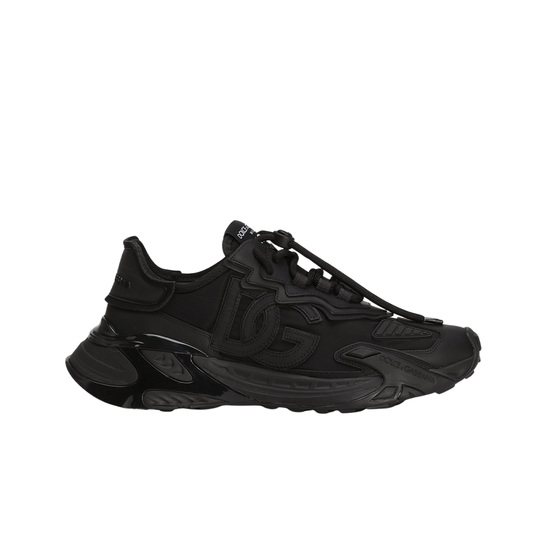 CS2355AG3638B956 Dolce & Gabbana Day Faster Sneakers in Fabric Black