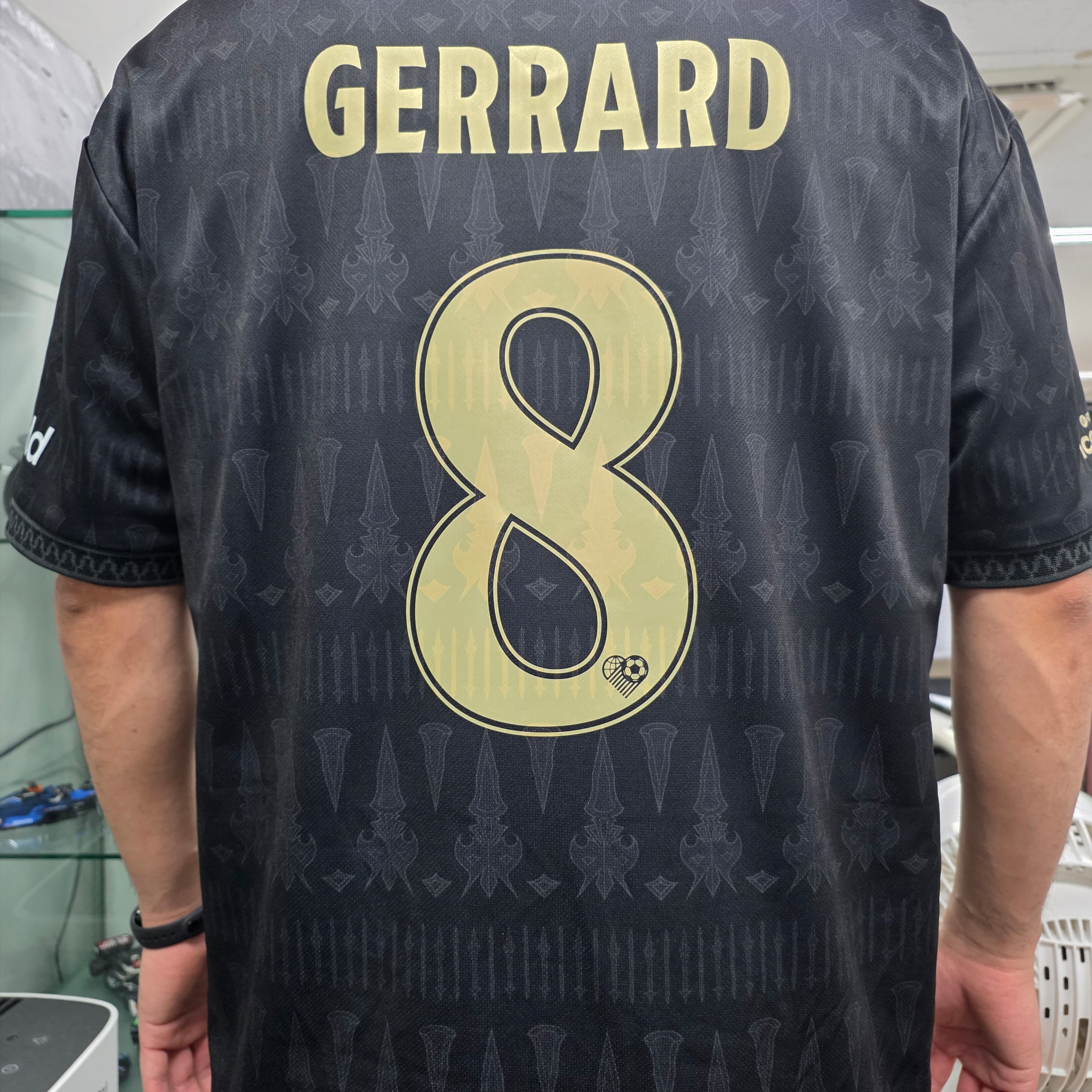 [PRE-ORDER] FC SPEAR Jersey Black L (Marking) 착용 스타일