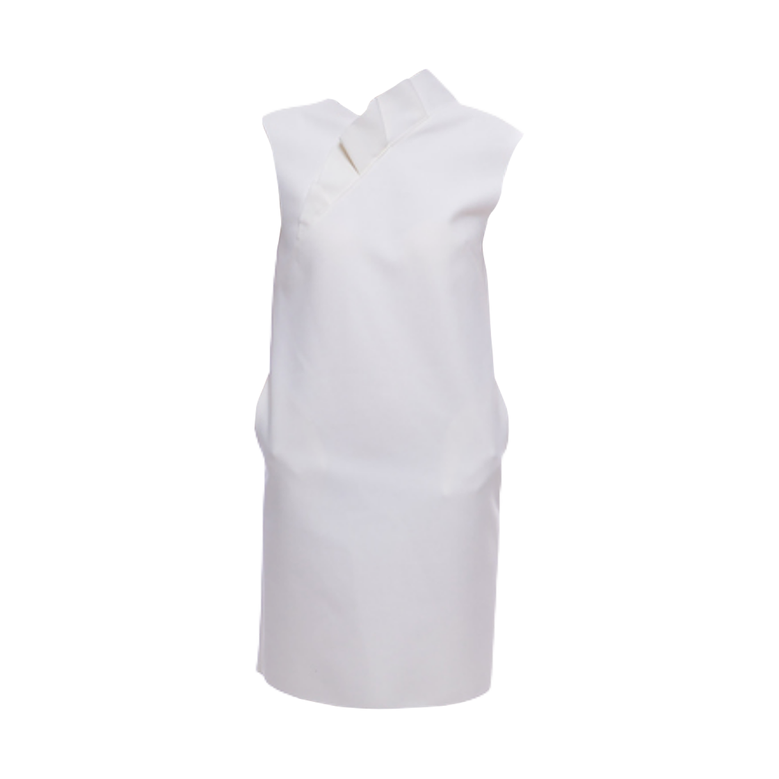 2941MDA02-207651-02 (W) MSGM Viscose Dress Ivory
