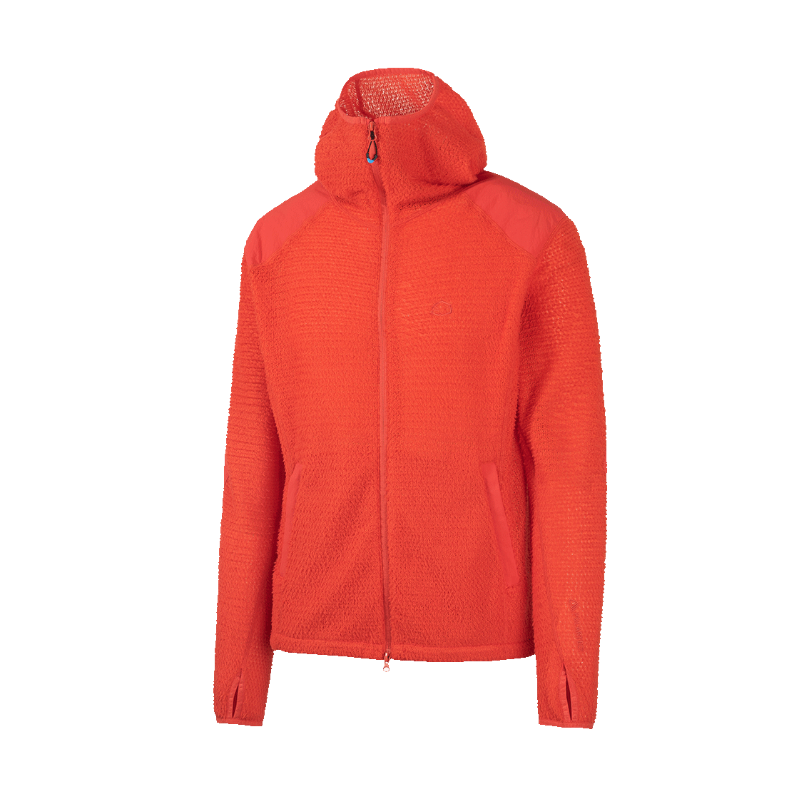 ZU1JKA2501ORG ZEROGRAM Polartec Alpha 90 Hoodie Jacket Orange