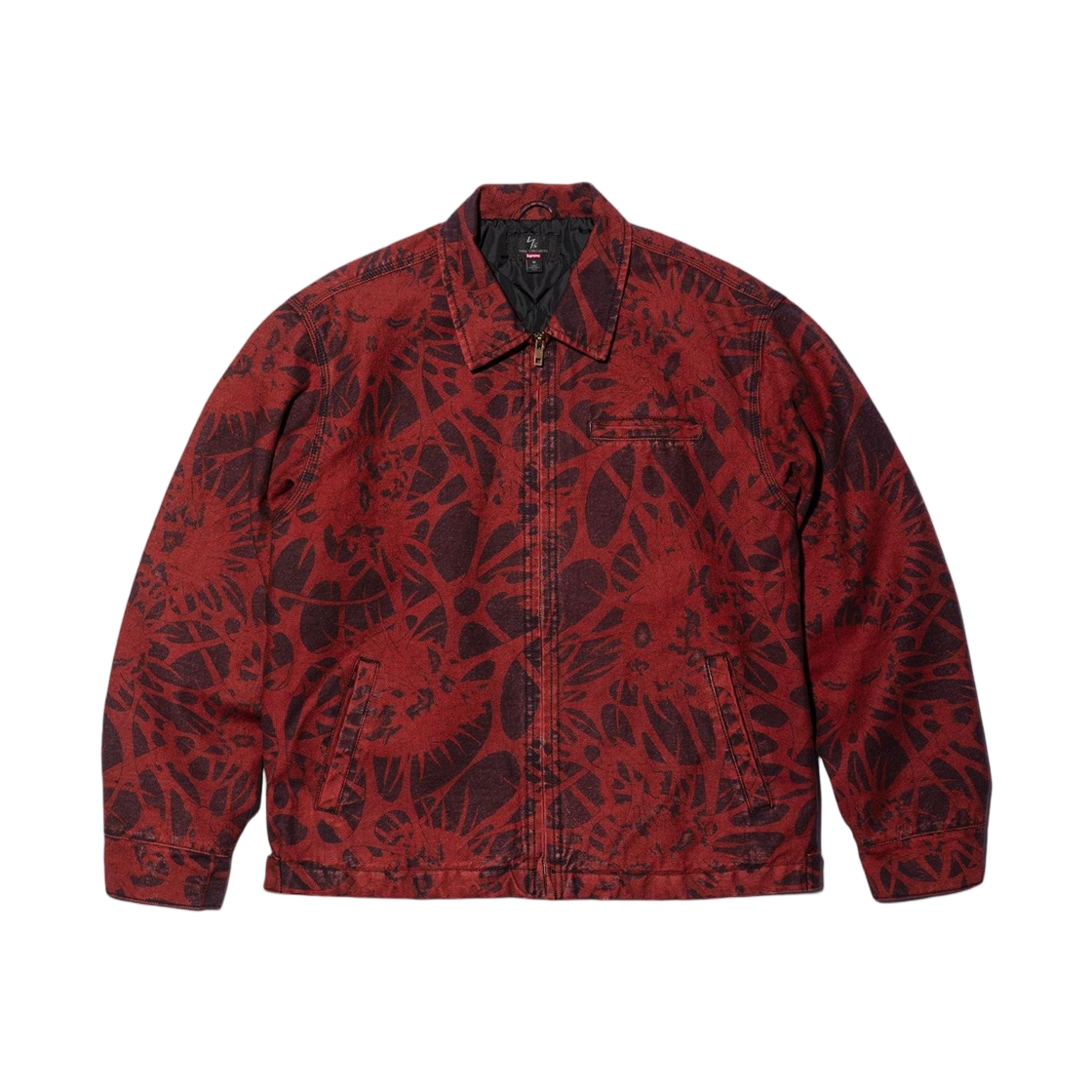 슈프림 x Y's 바이 요지 야마모토 데님 워크 자켓 오버다이드 레드 - 25FW(Supreme x Y's by Yohji Yamamoto Denim Work Jacket Overdyed Red - 25FW) - 1