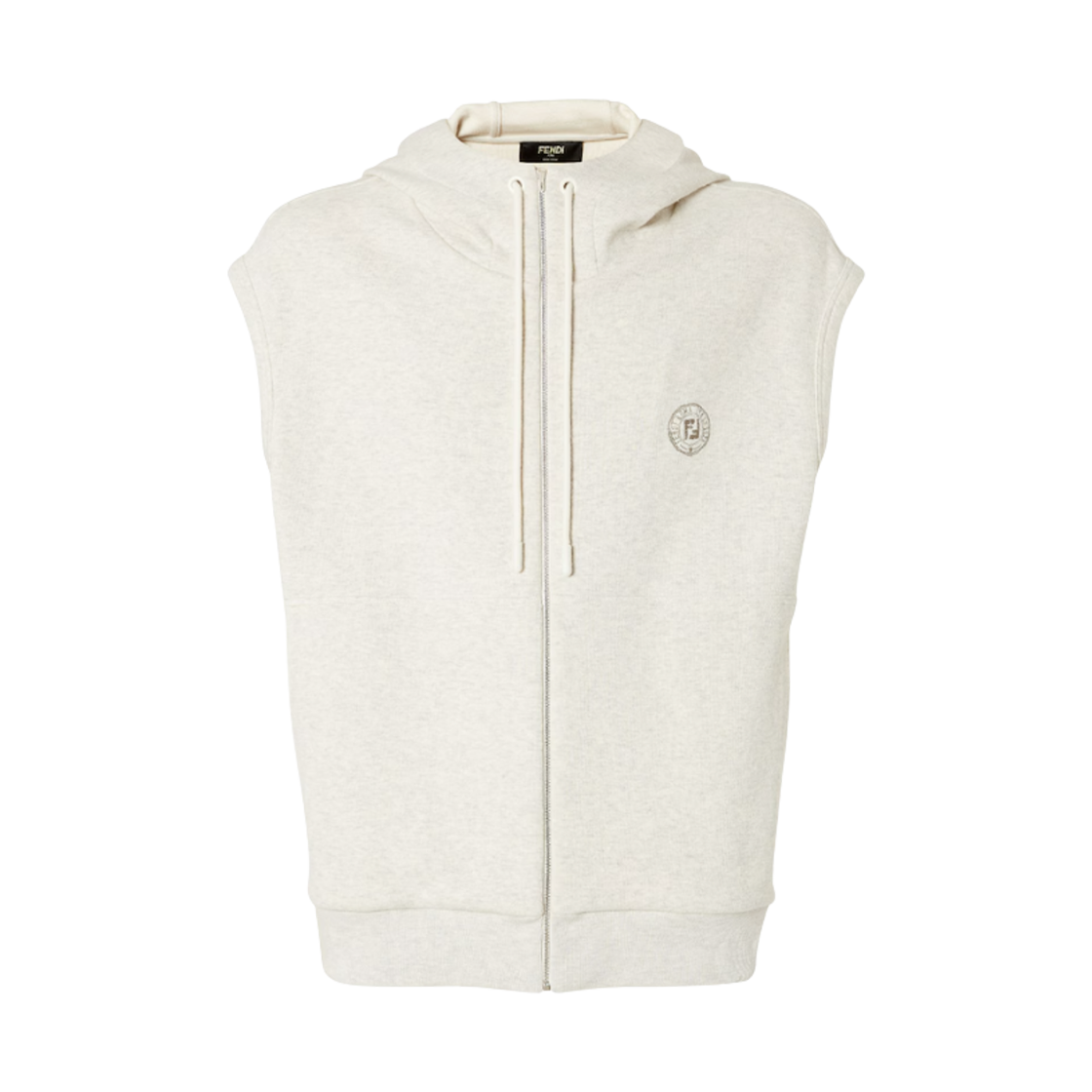 FAF748AV67F1RVF Fendi Cotton Sweatshirt Light Grey