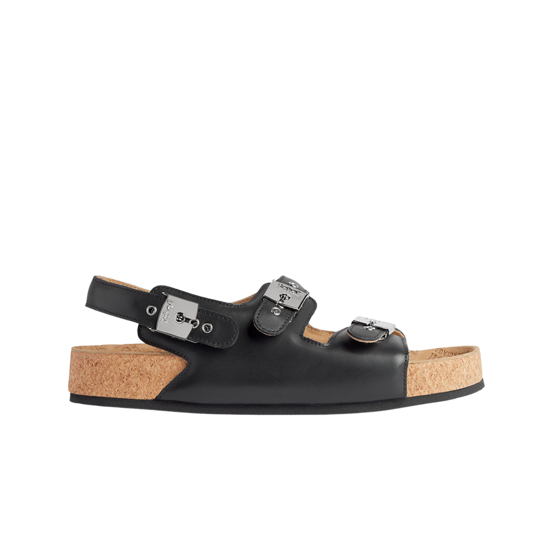발렌시아가 x 숄 플랫 샌들 블랙(Balenciaga x Scholl Flat Sandal Black) - 1