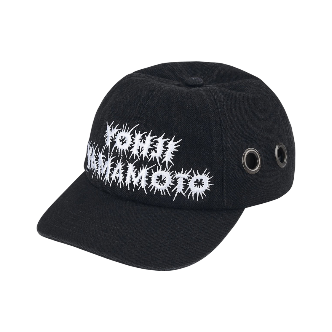 슈프림 x Y's 바이 요지 야마모토 그로밋 6-패널 워시드 블랙 - 25FW