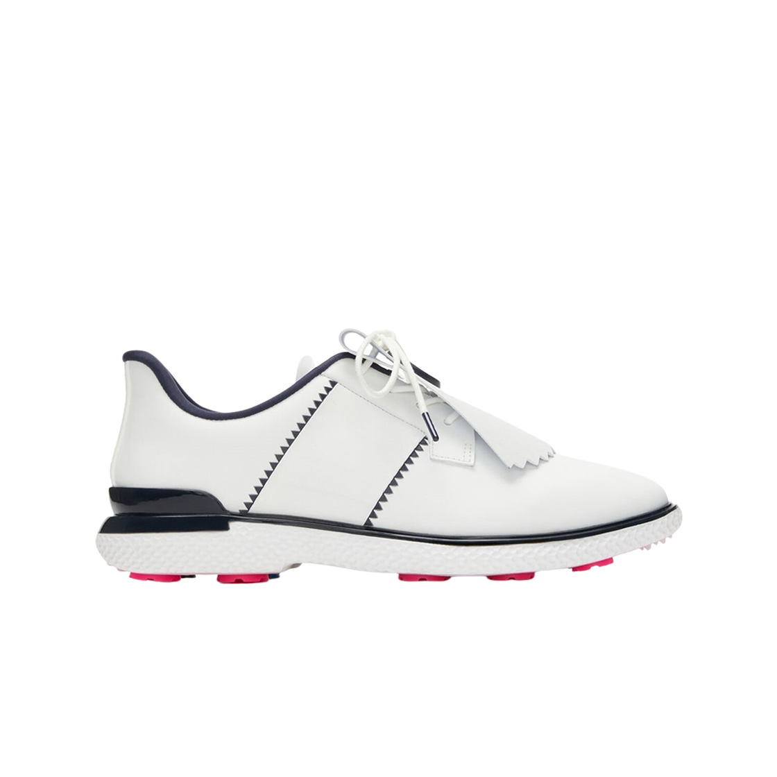(W) 지포어 갤리밴2r TPU 사이드 스트라이프 킬티 골프 슈즈 스노우 트와일라잇((W) G/Fore Gallivan2r TPU Side Stripe Kiltie Golf Shoes Snow Twilight)