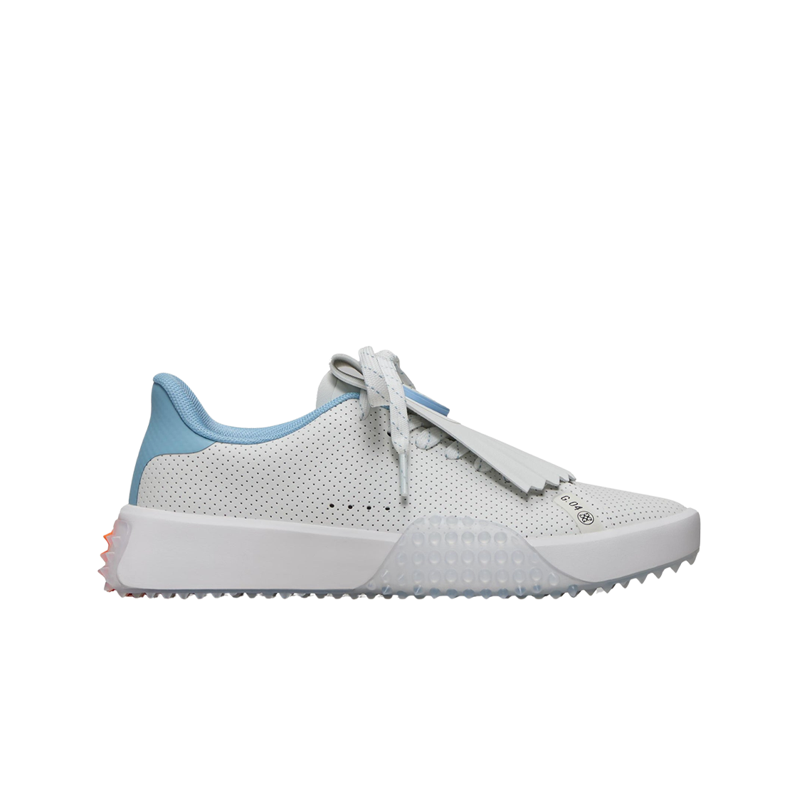 (W) 지포어 퍼포레이티드 킬티 G.112 골프 슈즈 스노우 바자((W) G/Fore Perforated Kiltie G.112 Golf Shoes Snow Baja)
