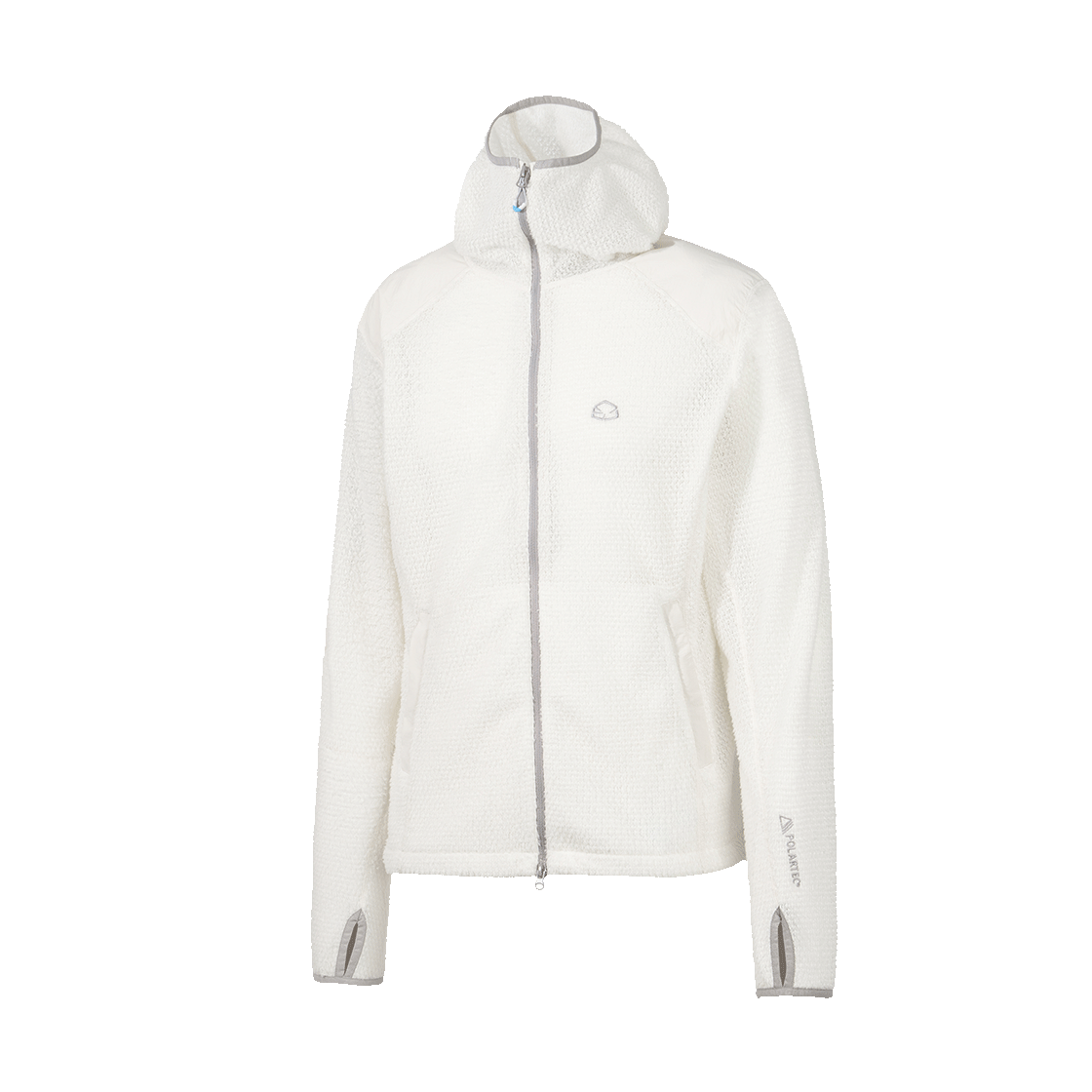 ZU1JKA2501IVR ZEROGRAM Polartec Alpha 90 Hoodie Jacket Ivory