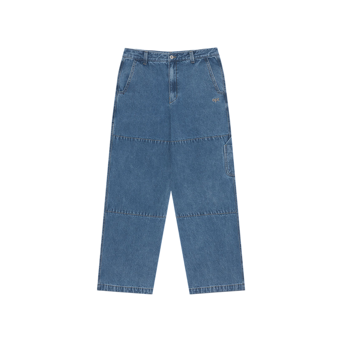 EP5FN3PT00201 EPT Denim Double Knee Work Pants Blue