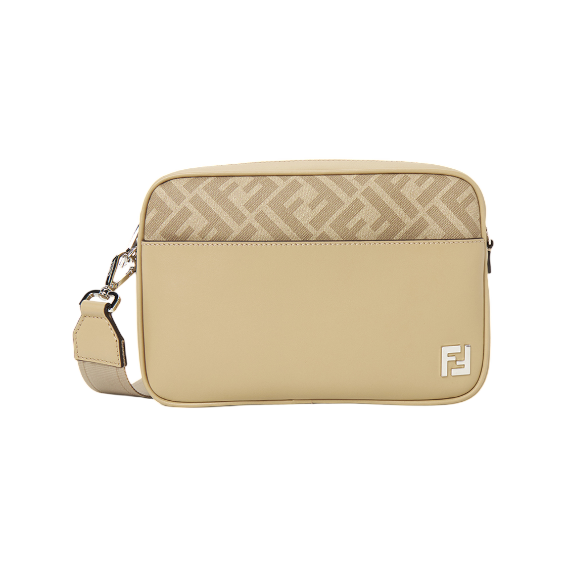 7M0286AV83F19VE Fendi FF Camera Bag Beige