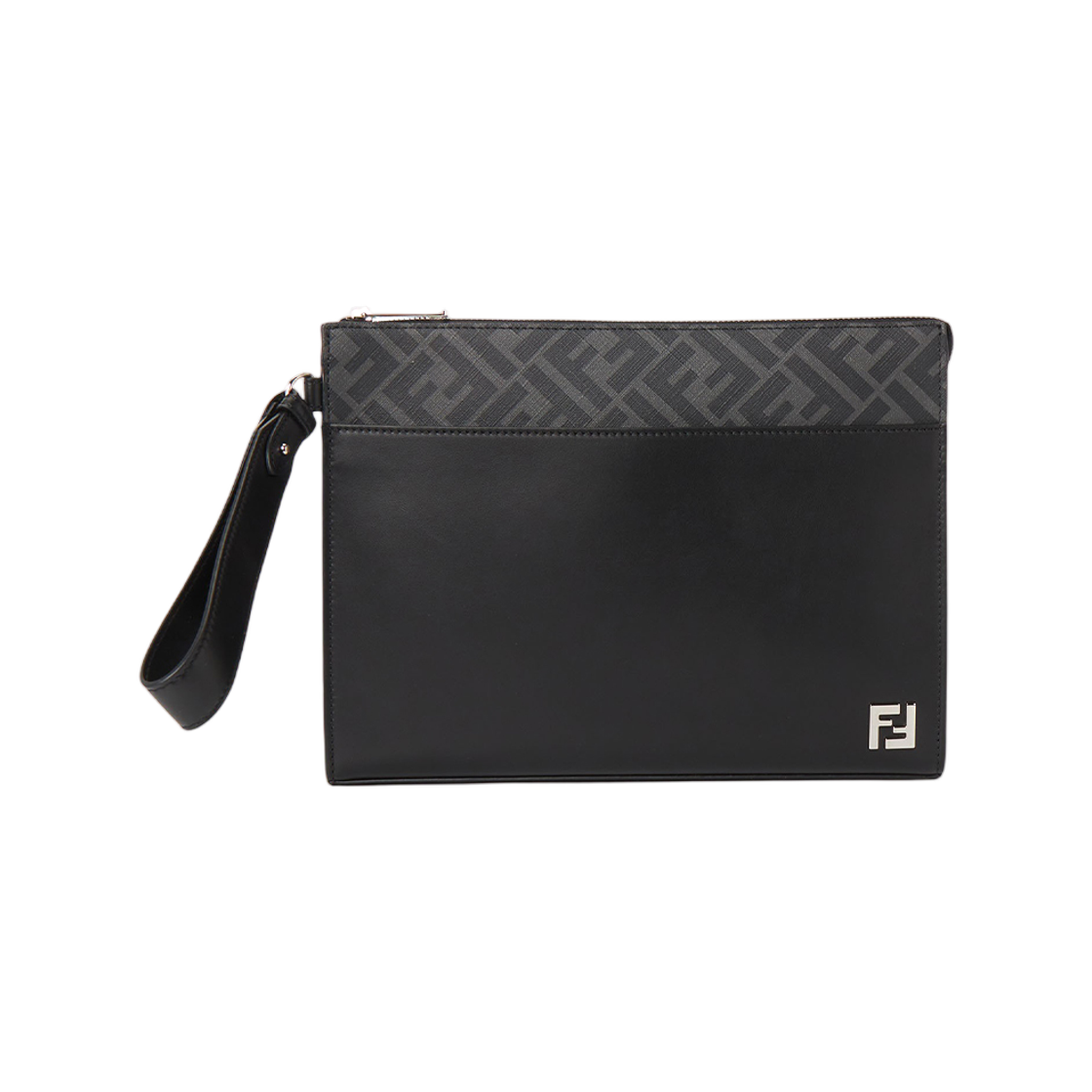 7VA491AJF0F0GXN Fendi FF Clutch Black
