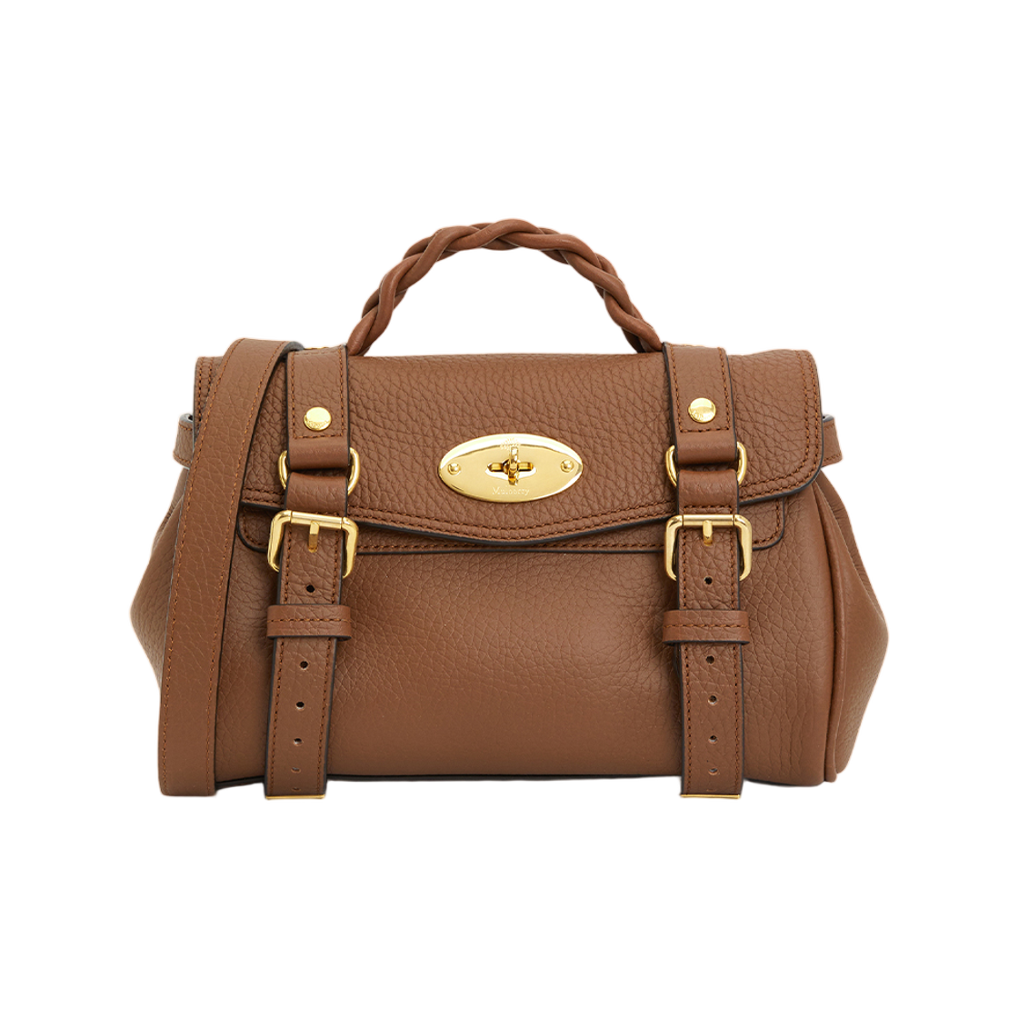 RL6595-736G222 Mulberry Mini Alexa Tote Bag Brown