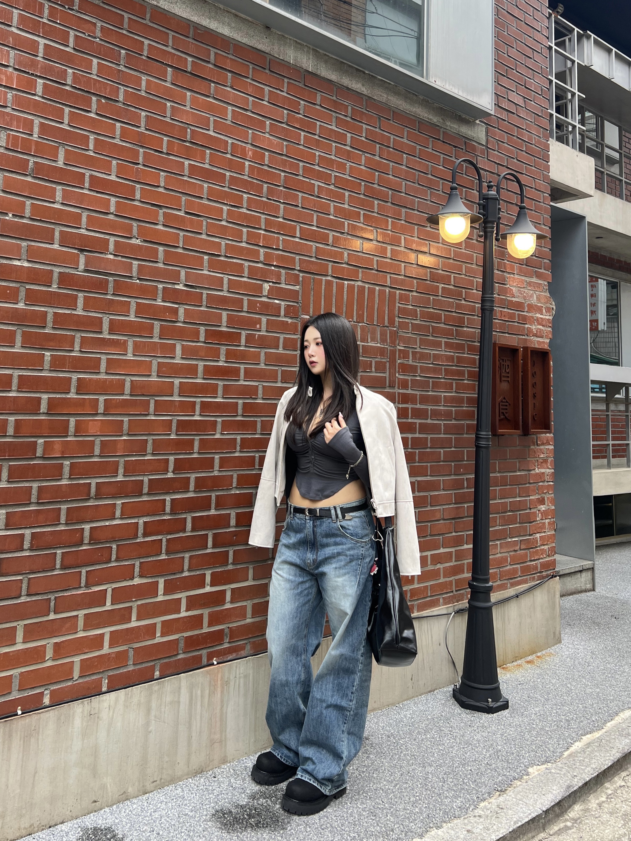 LOSTGARDEN Route Black 착용 스타일 - 3