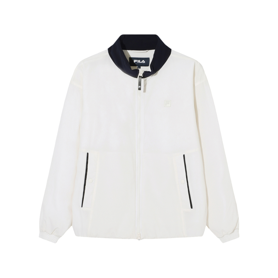 [6% 적립] 휠라 트랙 패딩 자켓 화이트([6% 적립] FILA Track Padded Jacket White)