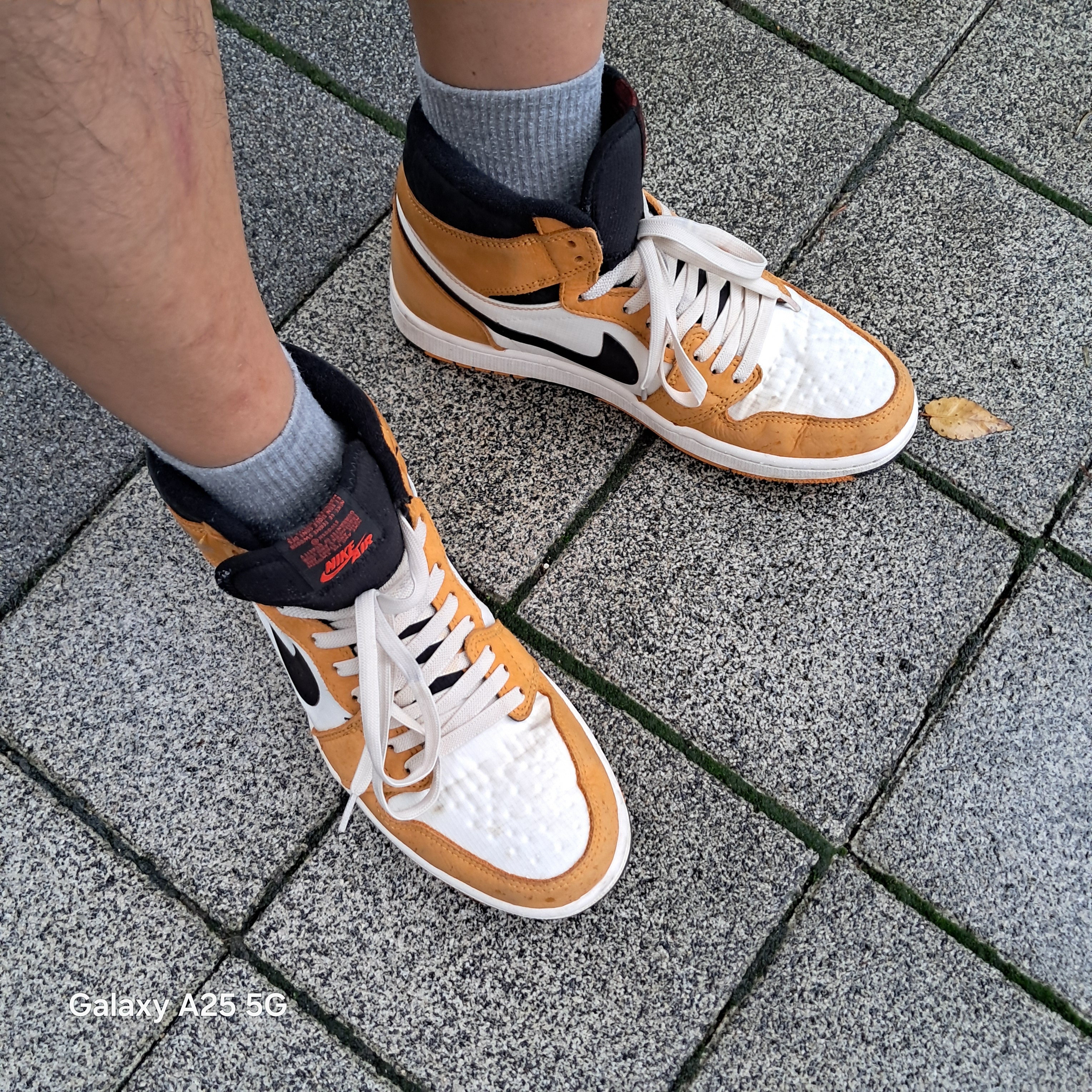 Jordan 1 Element Gore-Tex Light Curry 착용 스타일 - 1