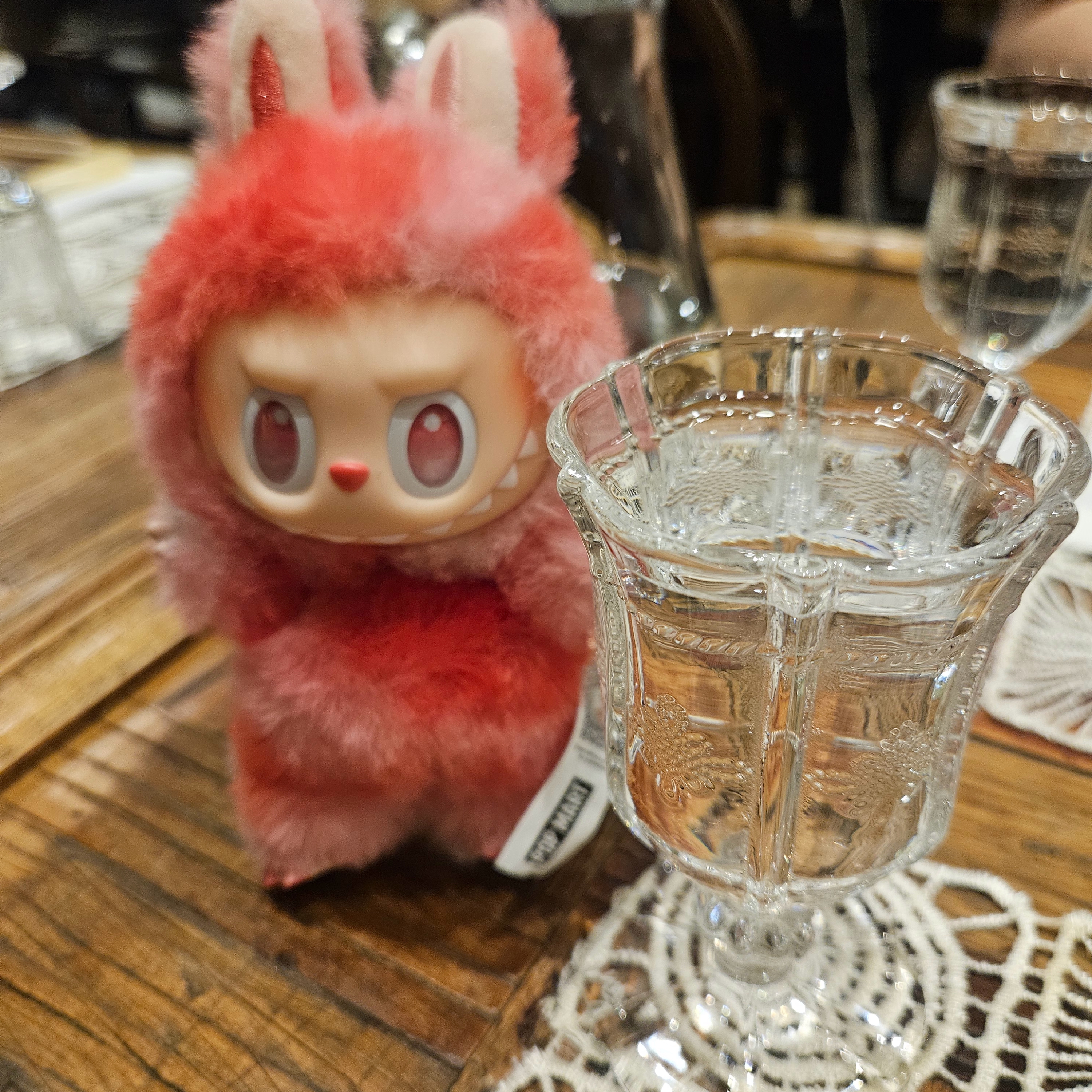 Pop Mart Labubu The Monsters Highlight Series Love Keyring (Opened Case) 착용 스타일 - 2