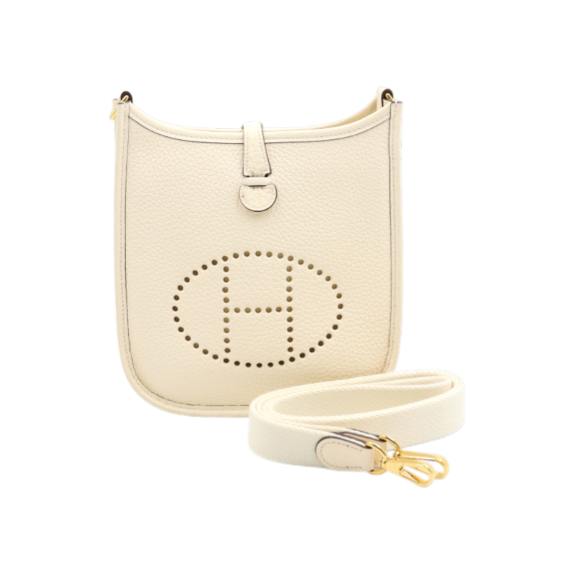 에르메스 화이트 에블린 16 TPM 숄더백 aa51817