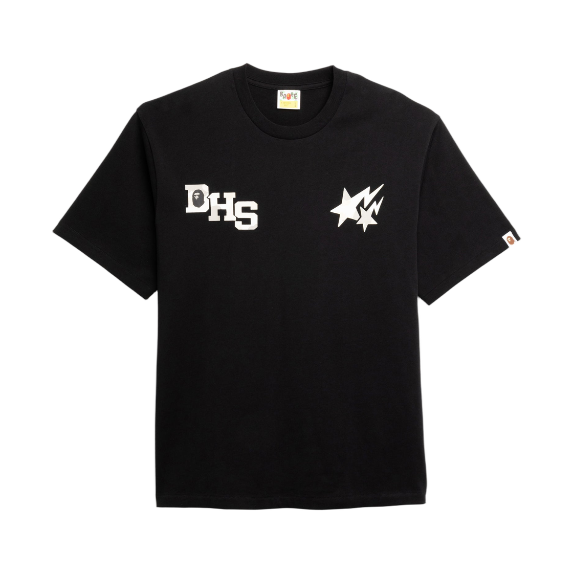 베이프 x 하이스노비티 멀티 로고 릴렉스드 핏 티셔츠 블랙(BAPE x Highsnobiety Multi Logo Relaxed Fit T-Shirt Black) - 1