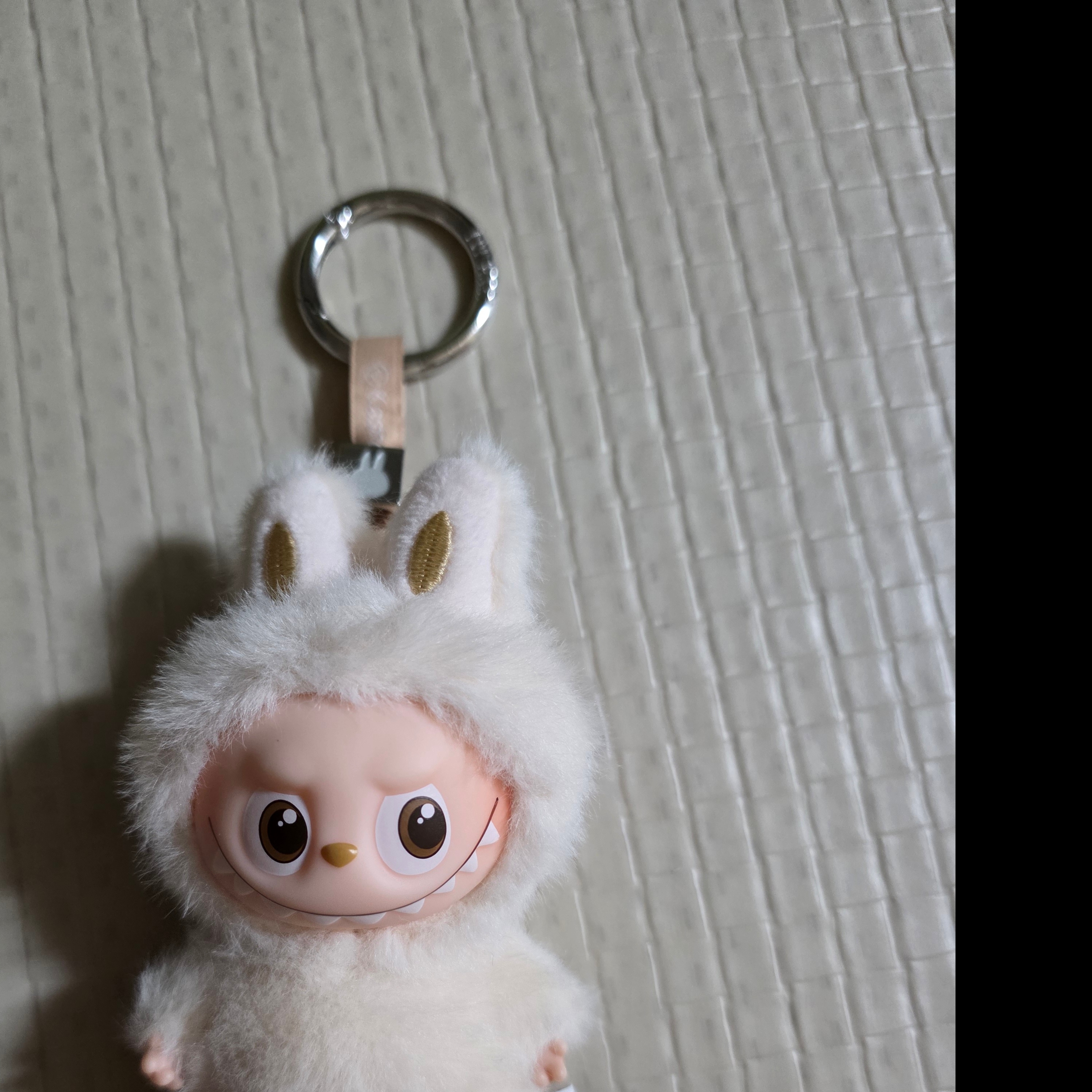 Pop Mart Labubu The Monsters Pin For Love Series Vinyl Plush Pendant (A-M) A (Opened Case) 착용 스타일