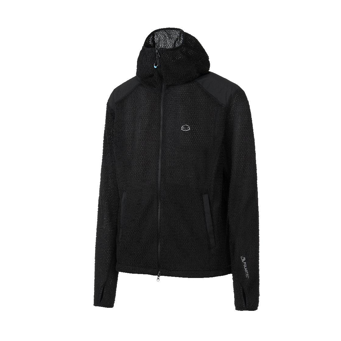 ZU1JKA2501BLK ZEROGRAM Polartec Alpha 90 Hoodie Jacket Black