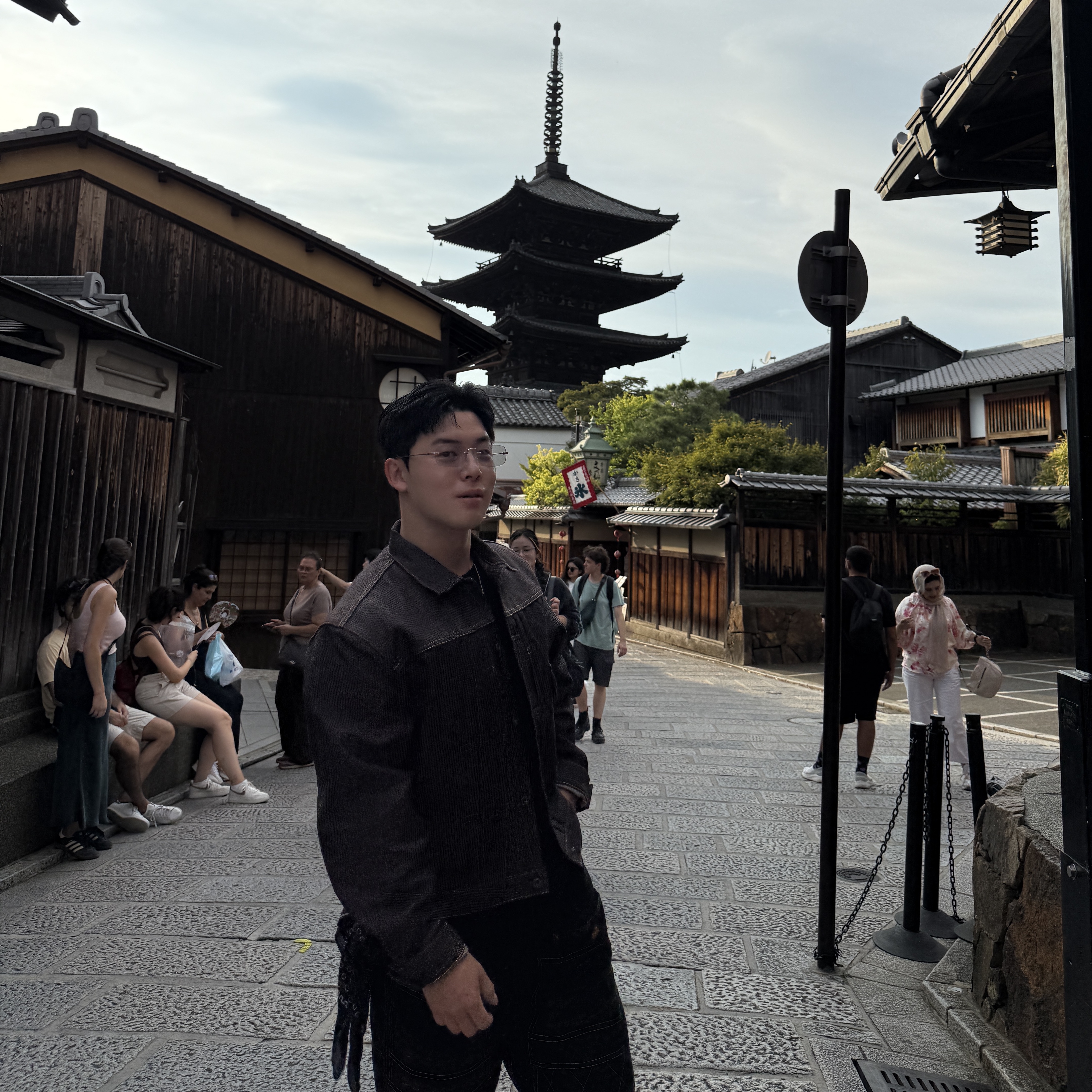 Kapital Thin Canvas Lumber Pants Black, Kapital Century Denim 1st Jacket N5S Brown 착용 스타일 - 4