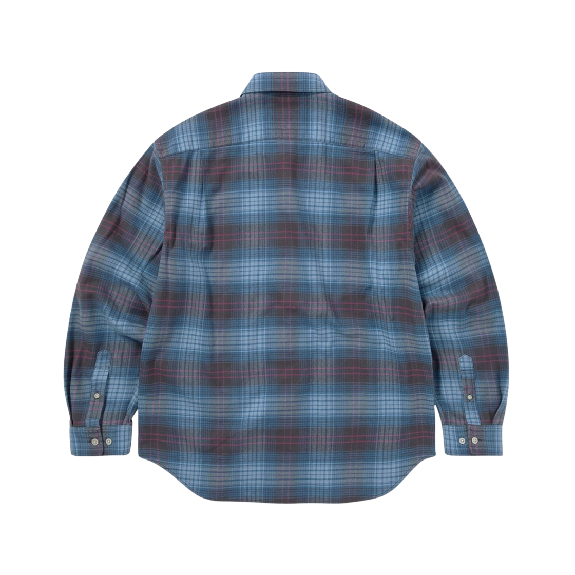 디스이즈네버댓 플란넬 체크 셔츠 블루(Thisisneverthat Flannel Check Shirt Blue) - 2