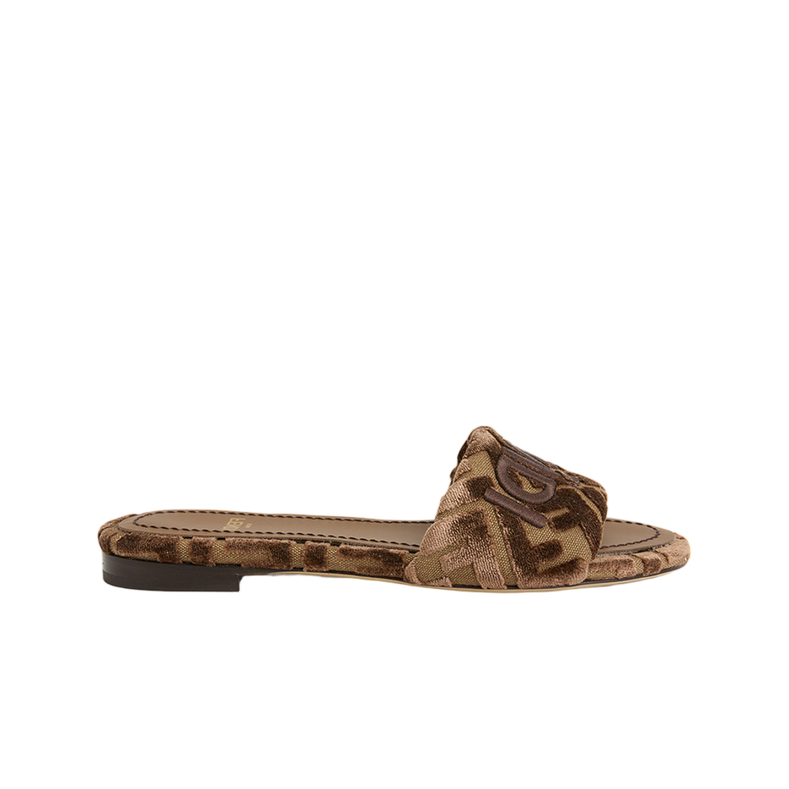 (W) 펜디 선샤인 슬리퍼 브라운((W) Fendi Sunshine Slippers Brown)
