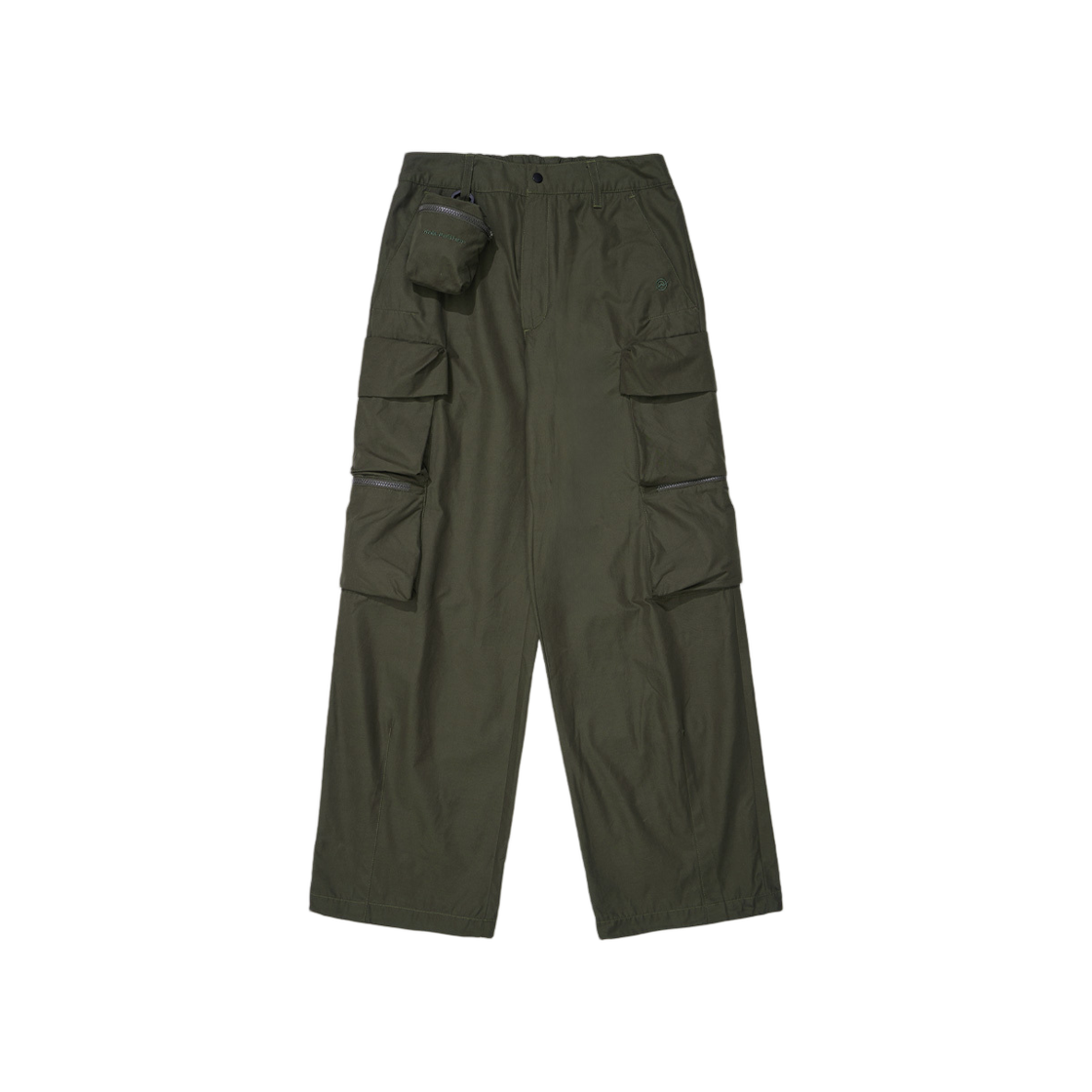 KB3PT1215MKH KALA PATTHAR Mini Bag Double Pocket Wide Pants Khaki