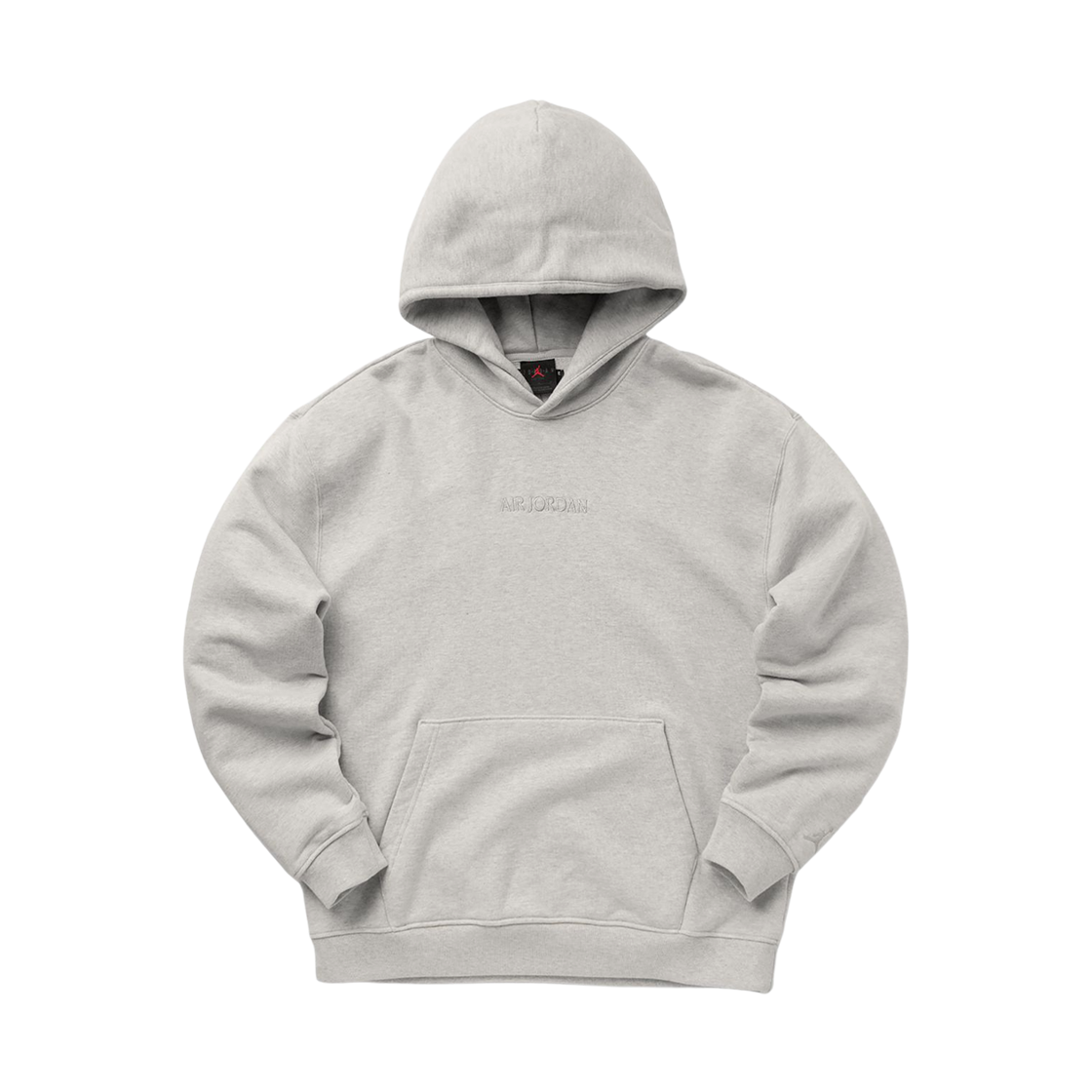 FJ1967-050 Jordan Wordmark Fleece Hoodie Grey Heather - Asia