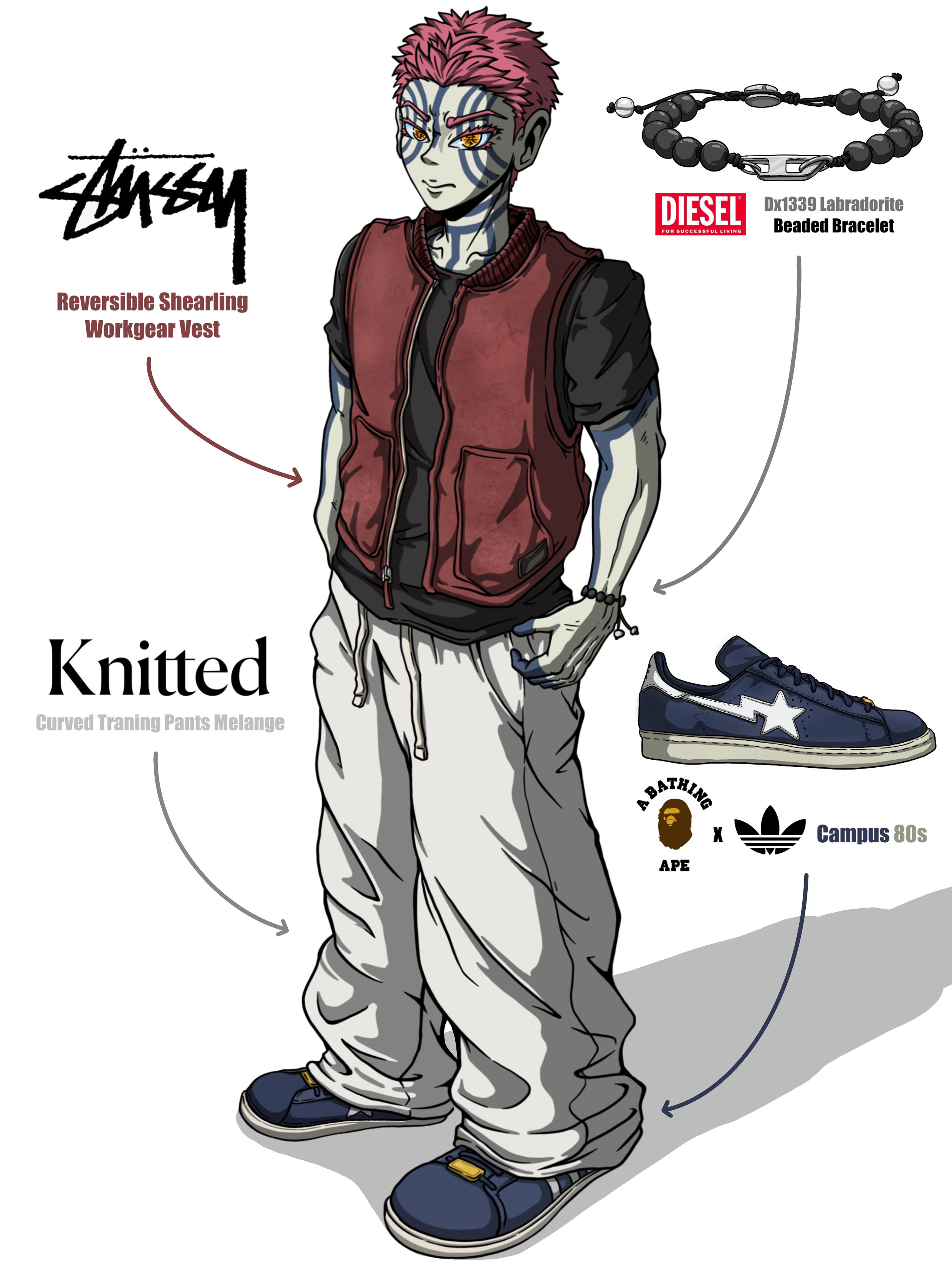 Stussy Reversible Shearling Workgear Vest Burgundy, Diesel Dx1339 Labradorite Beaded Bracelet Multicolor 착용 스타일