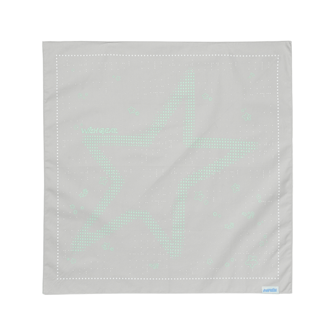 산산기어 X 엔시티 위시 반다나 라이트 그레이(Sansan Gear X NCT WISH Bandana Light Grey)