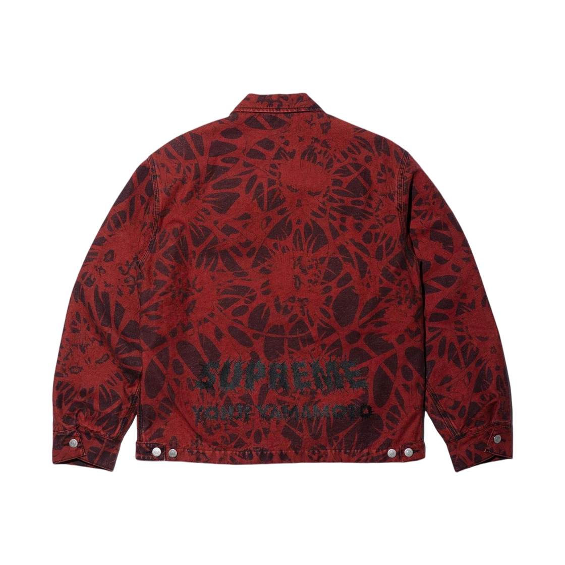 슈프림 x Y's 바이 요지 야마모토 데님 워크 자켓 오버다이드 레드 - 25FW(Supreme x Y's by Yohji Yamamoto Denim Work Jacket Overdyed Red - 25FW) - 2