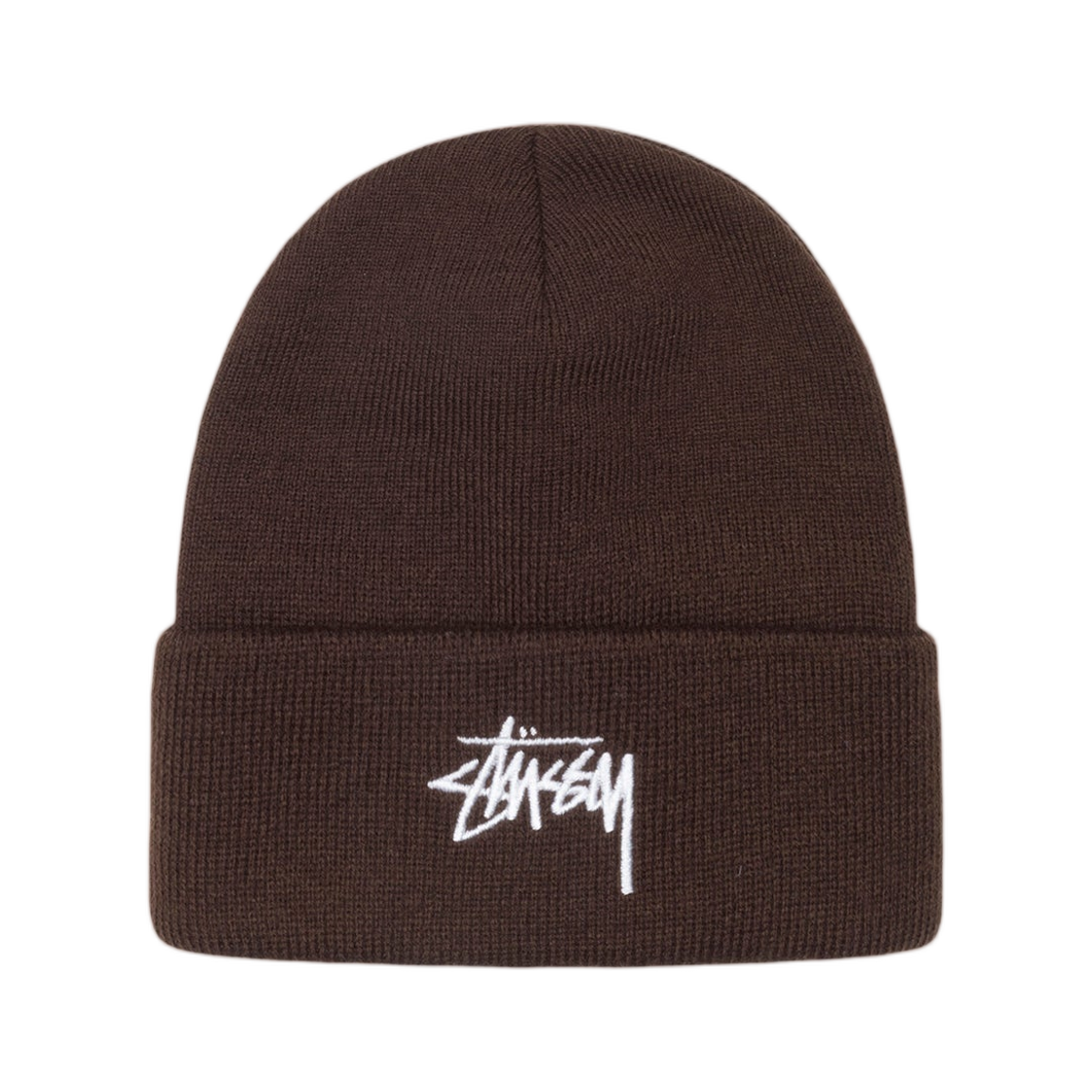 스투시 스탁 커프 비니 코코아(Stussy Stock Cuff Beanie Cocoa) - 1